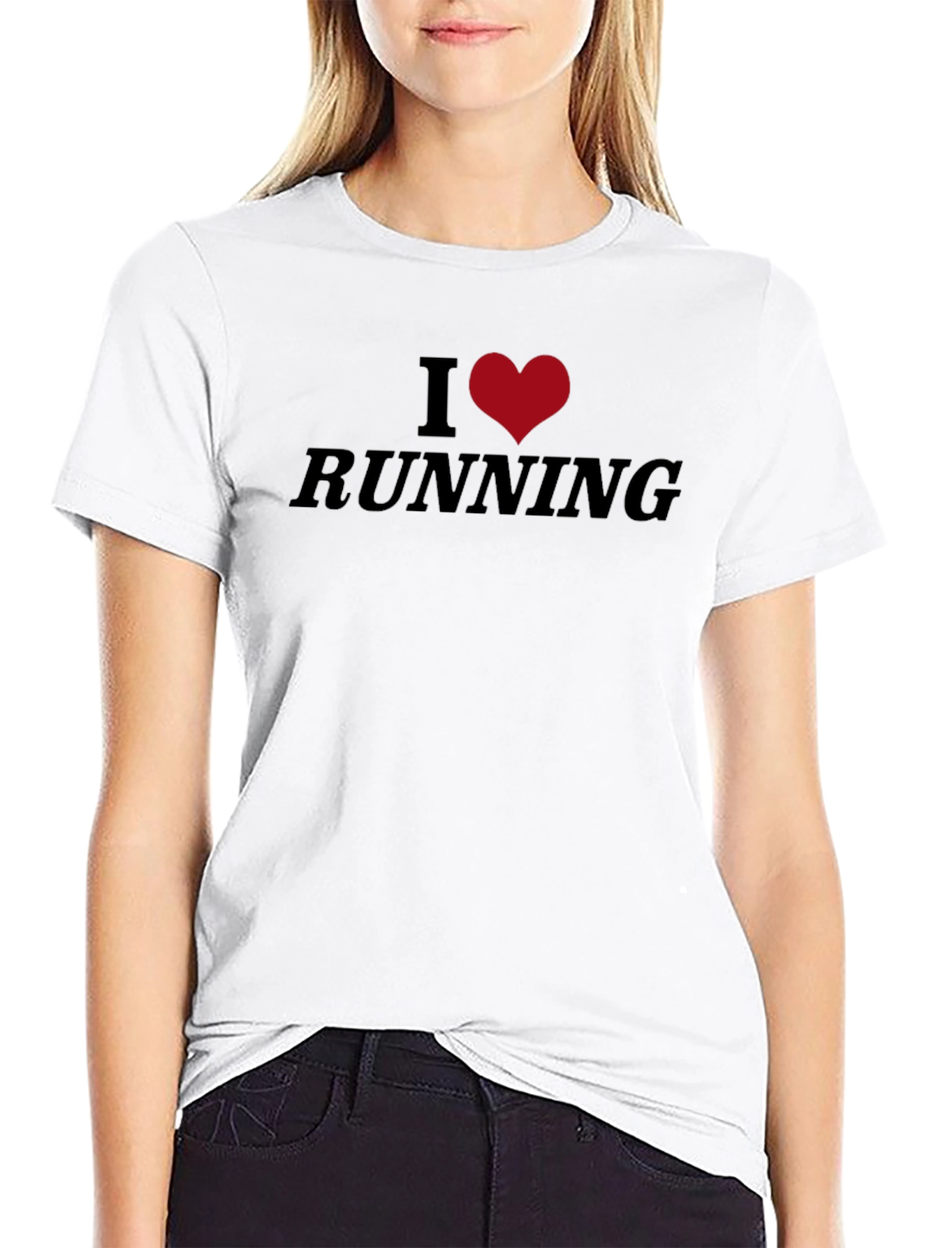 I Love Running T-Shirt - Sporty Graphic Tee