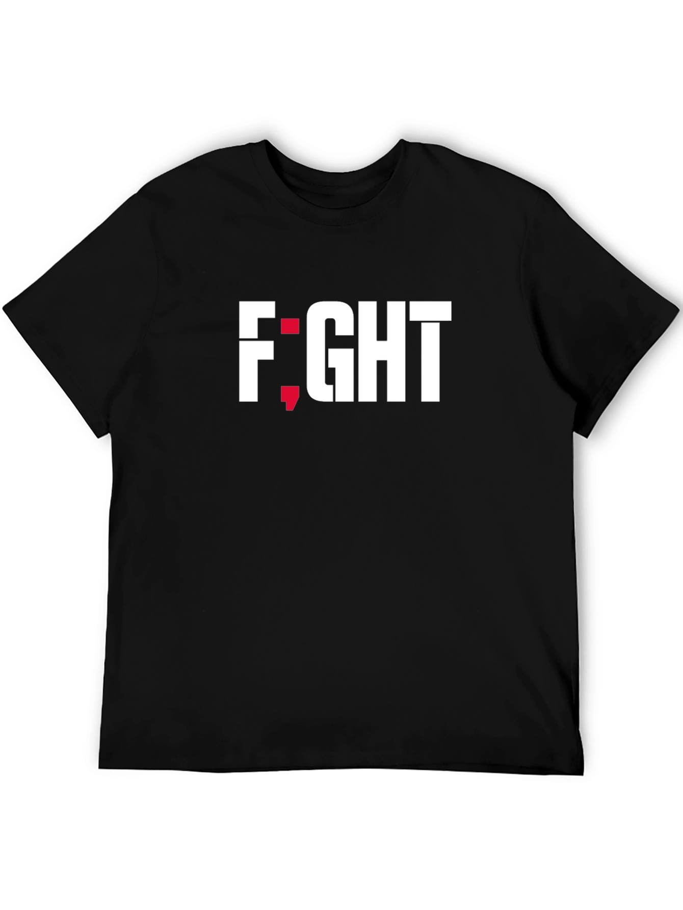 Fight Semicolon Mental Health Awareness Tee