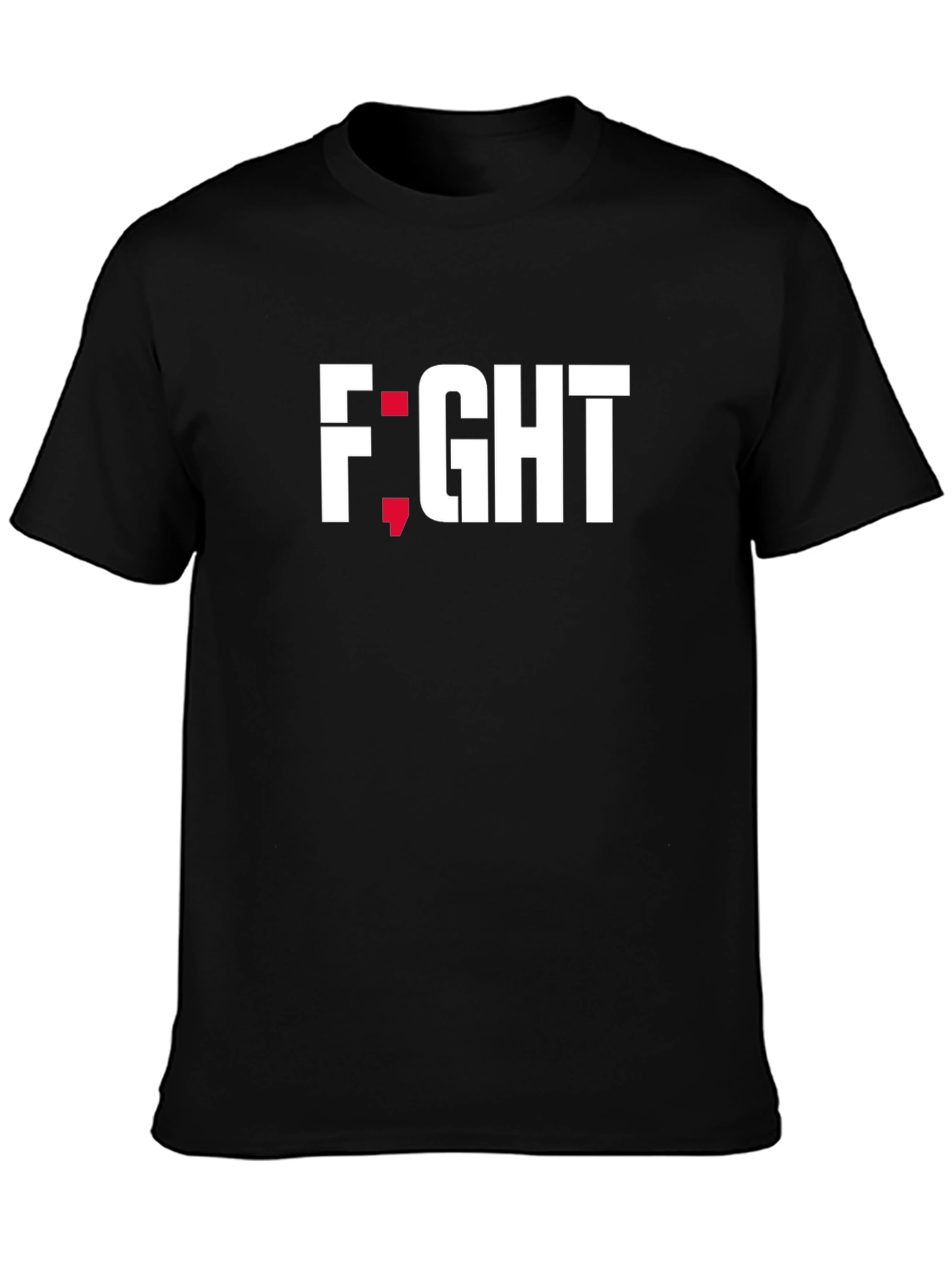 Fight Semicolon Mental Health Awareness Tee