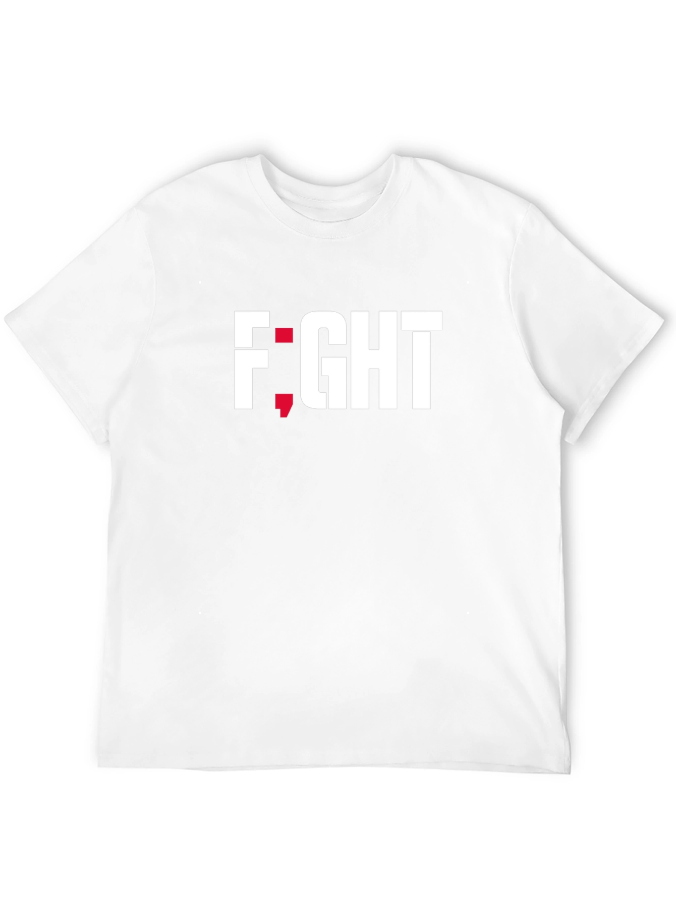 Fight Semicolon Mental Health Awareness Tee