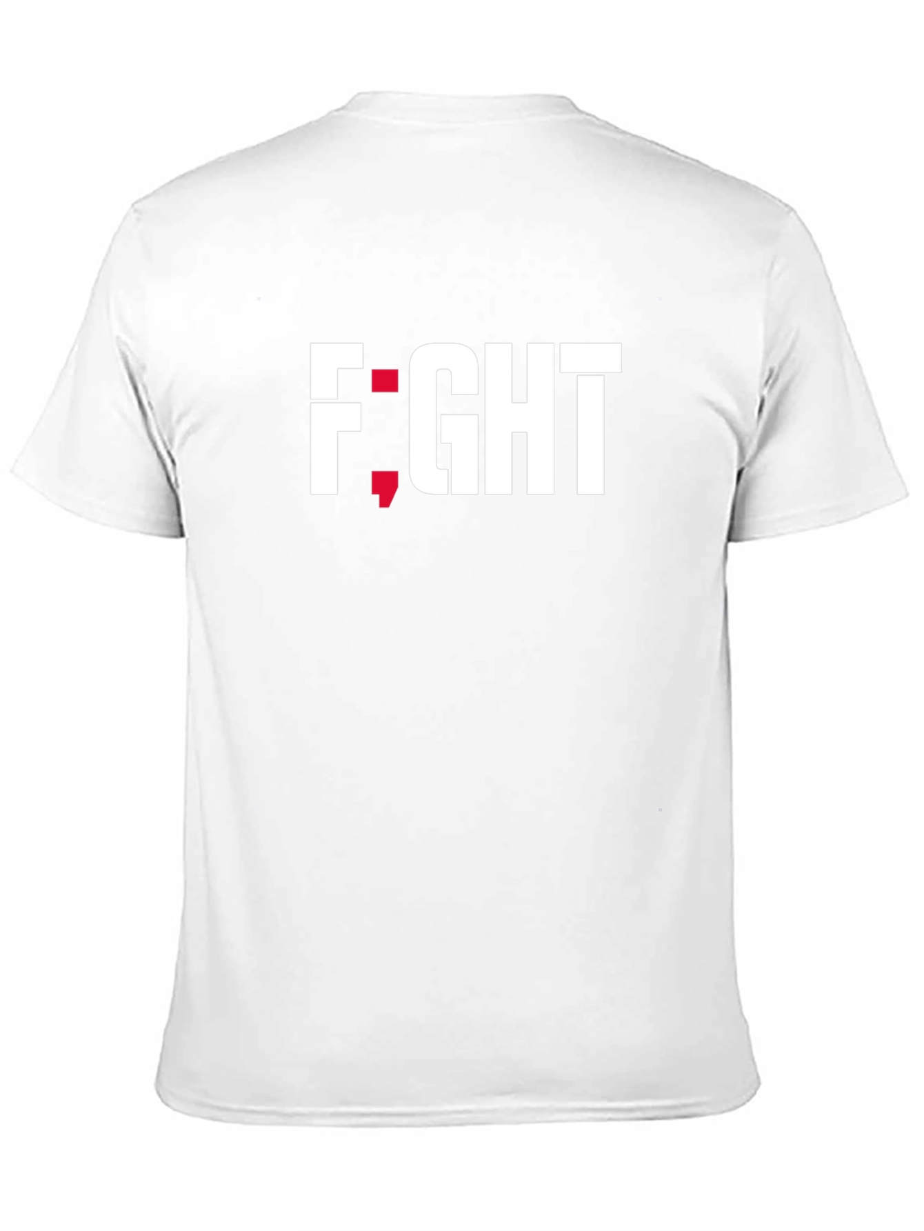 Fight Semicolon Mental Health Awareness Tee