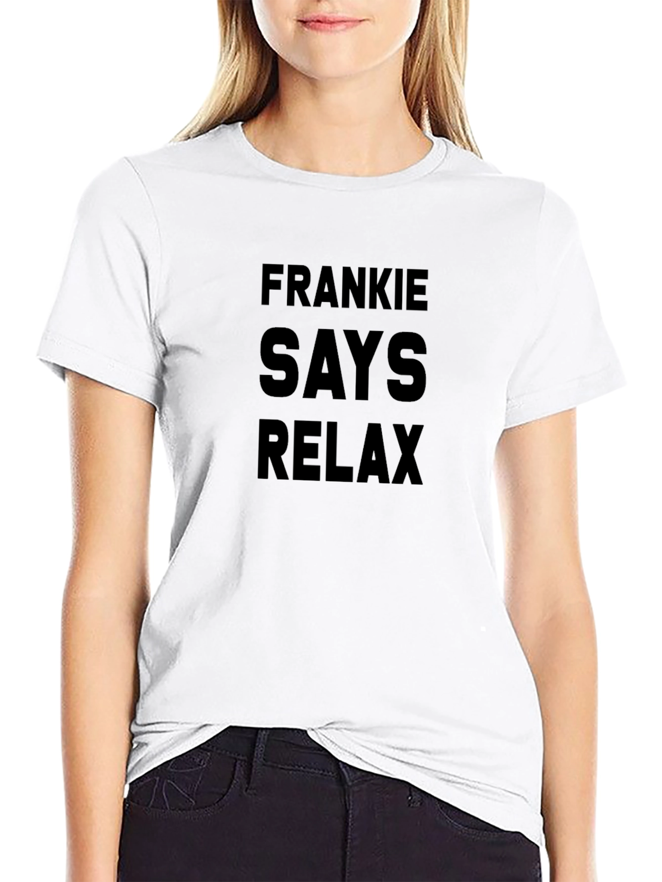 Frankie Says Relax Graphic Tee - Classic Slogan T-Shirt