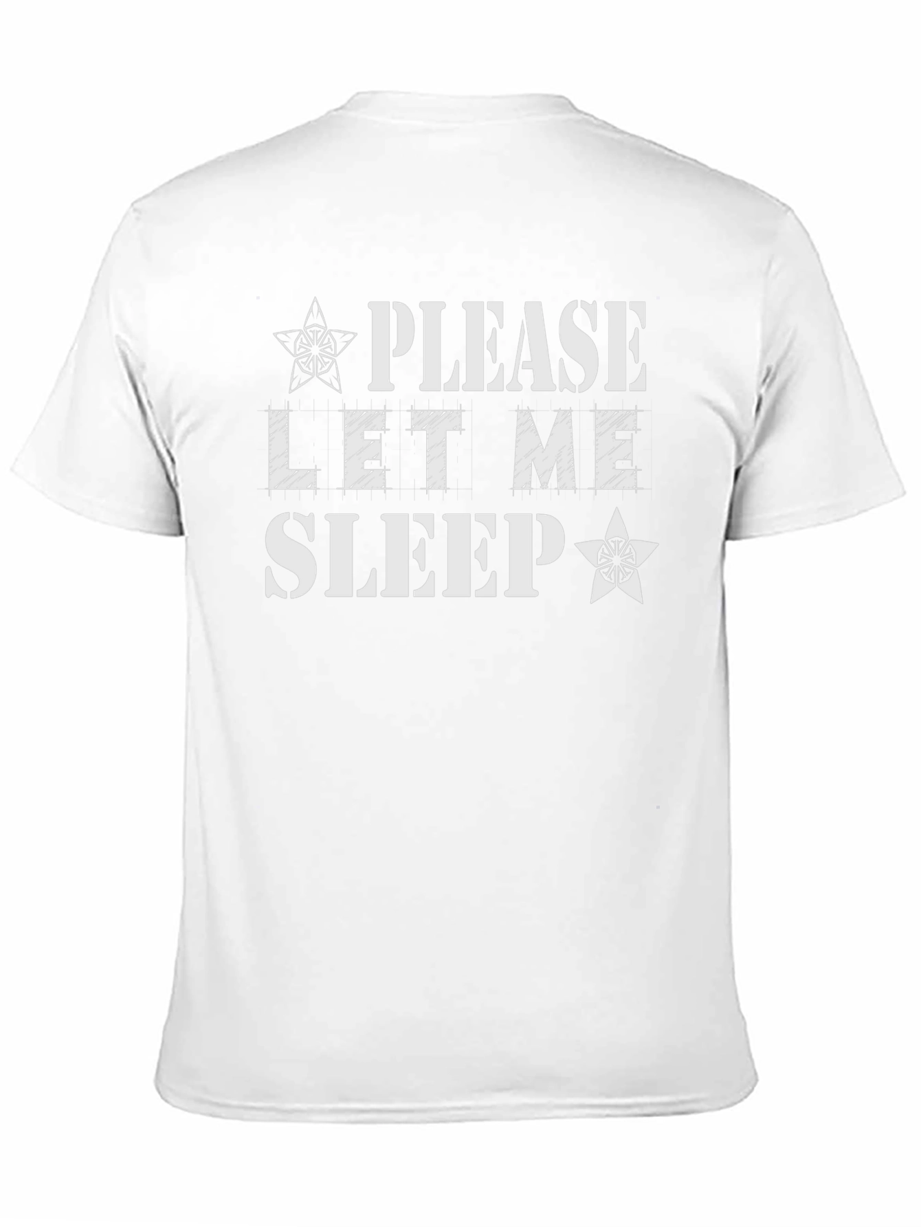 Please Let Me Sleep Graphic Tee - Black