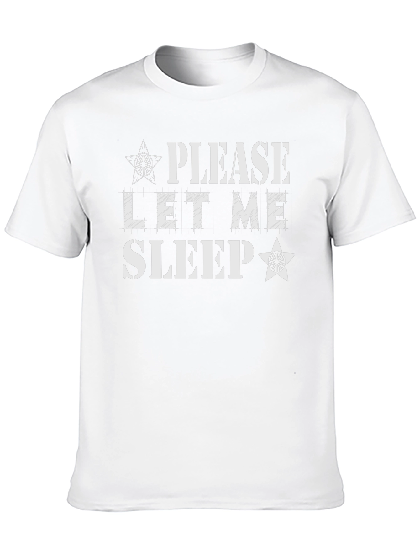 Please Let Me Sleep Graphic Tee - Black