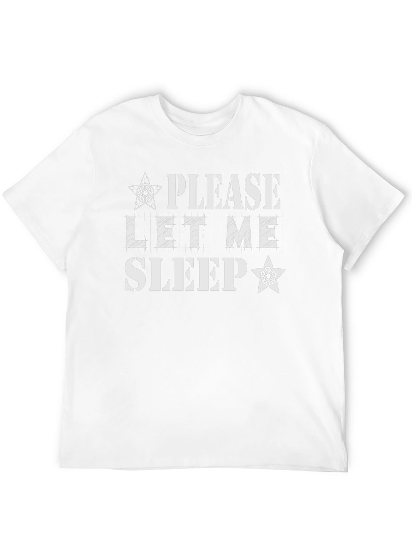 Please Let Me Sleep Graphic Tee - Black