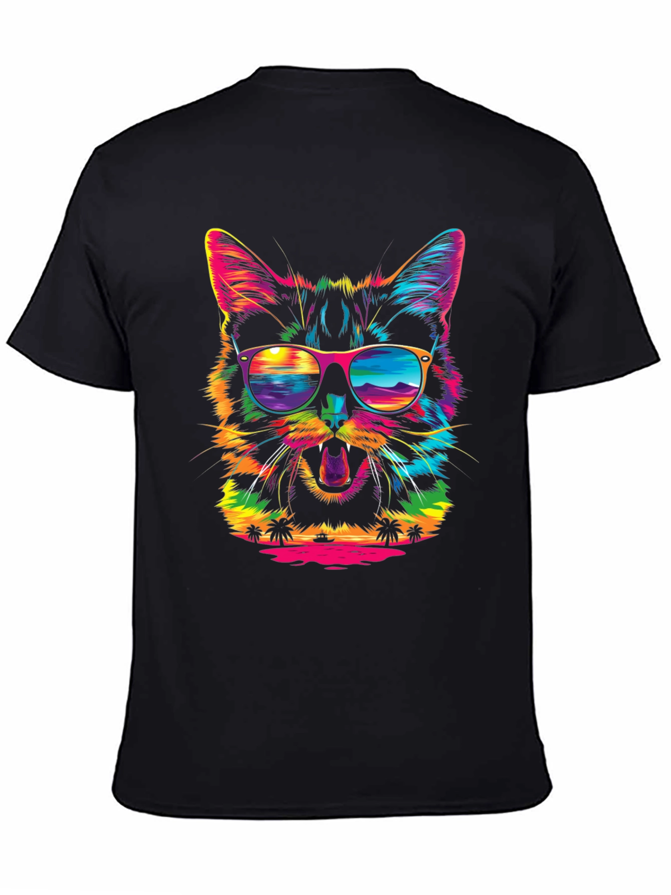 Retro Cat Graphic Tee