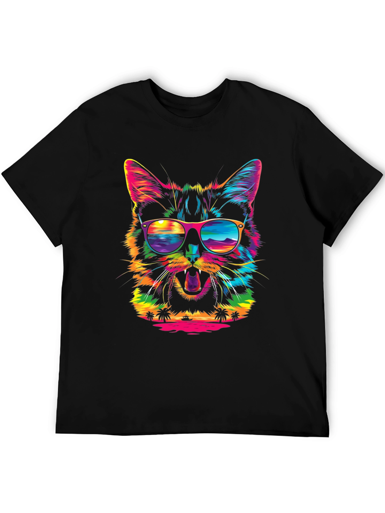 Retro Cat Graphic Tee