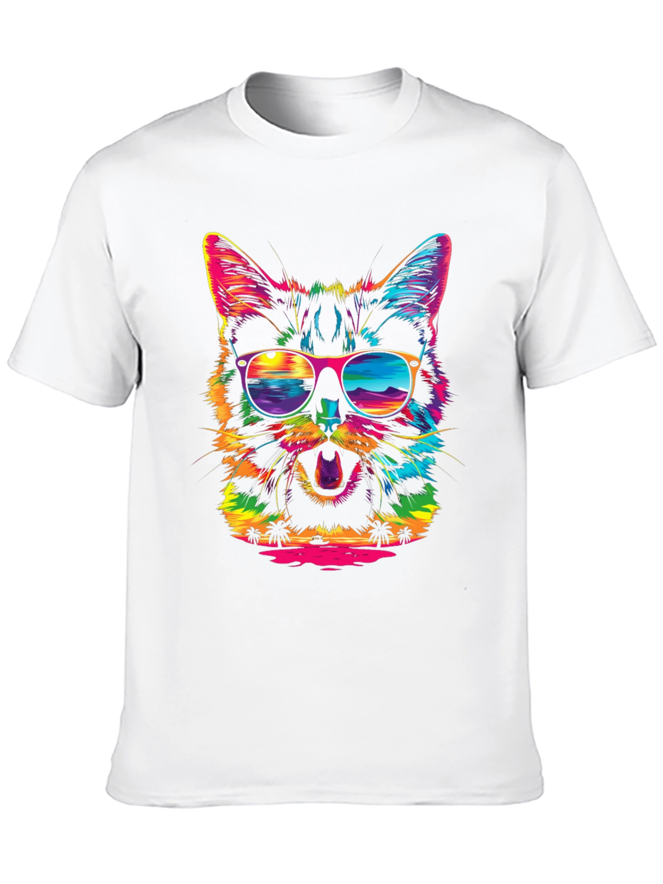 Retro Cat Graphic Tee