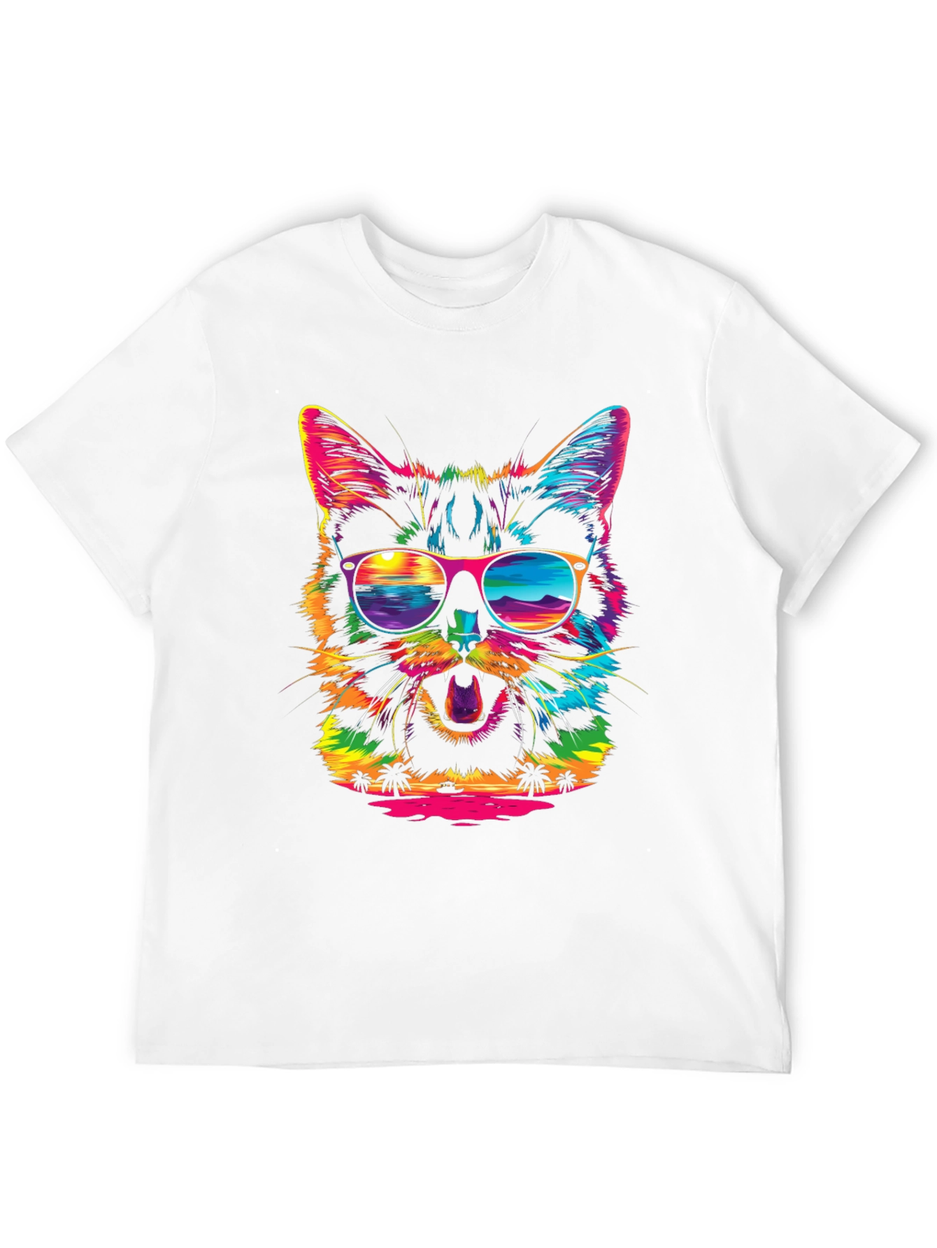 Retro Cat Graphic Tee