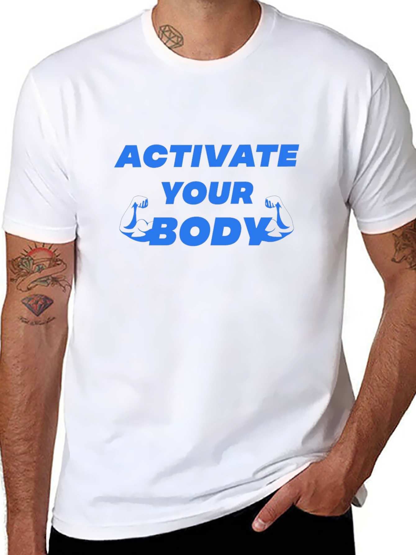 Activate Your Body Graphic Tee - Black