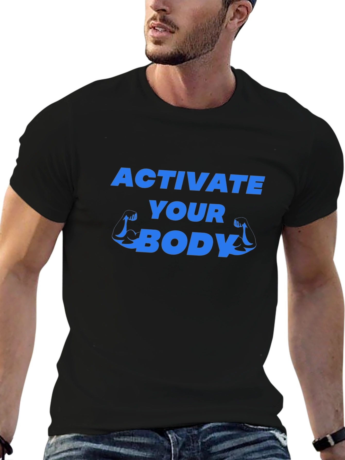 Activate Your Body Graphic Tee - Black