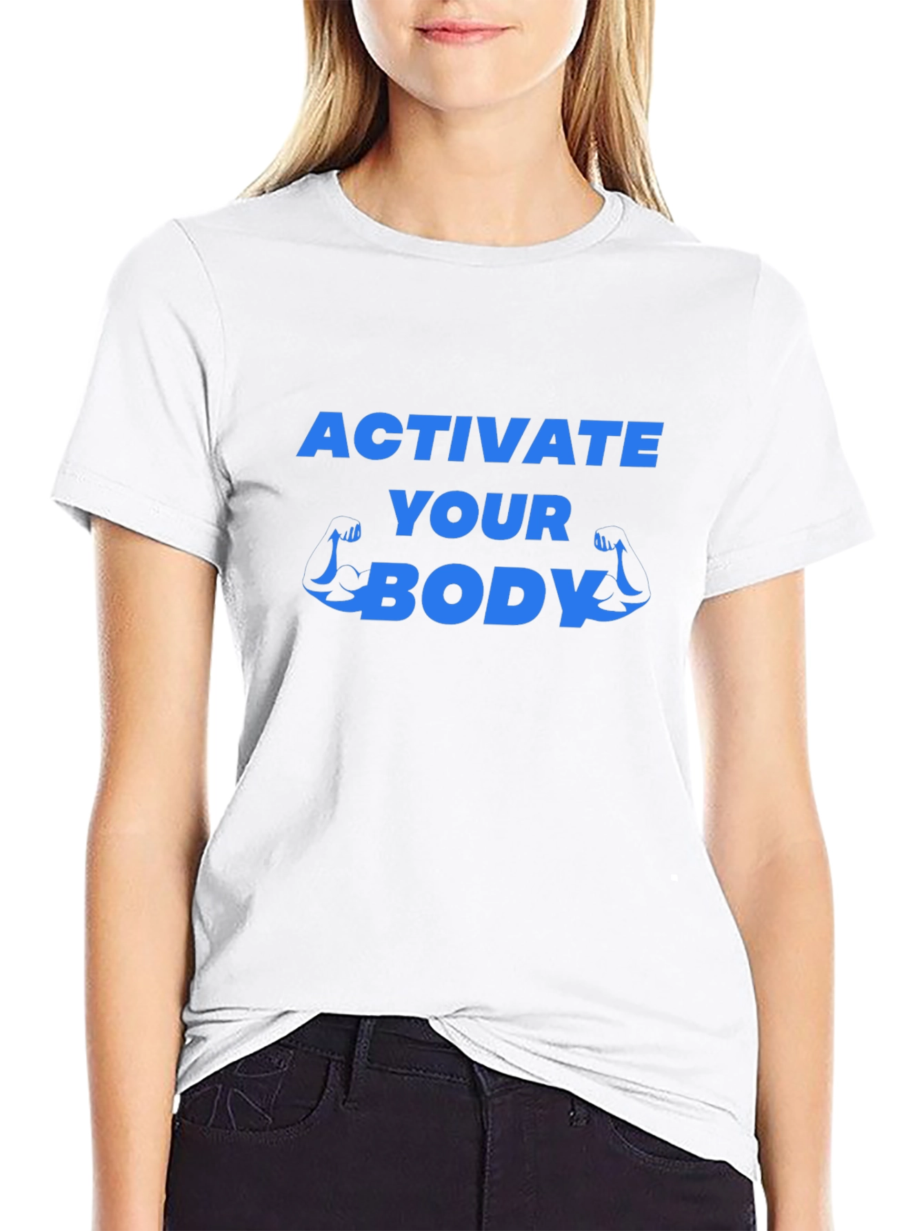 Activate Your Body Graphic Tee - Black