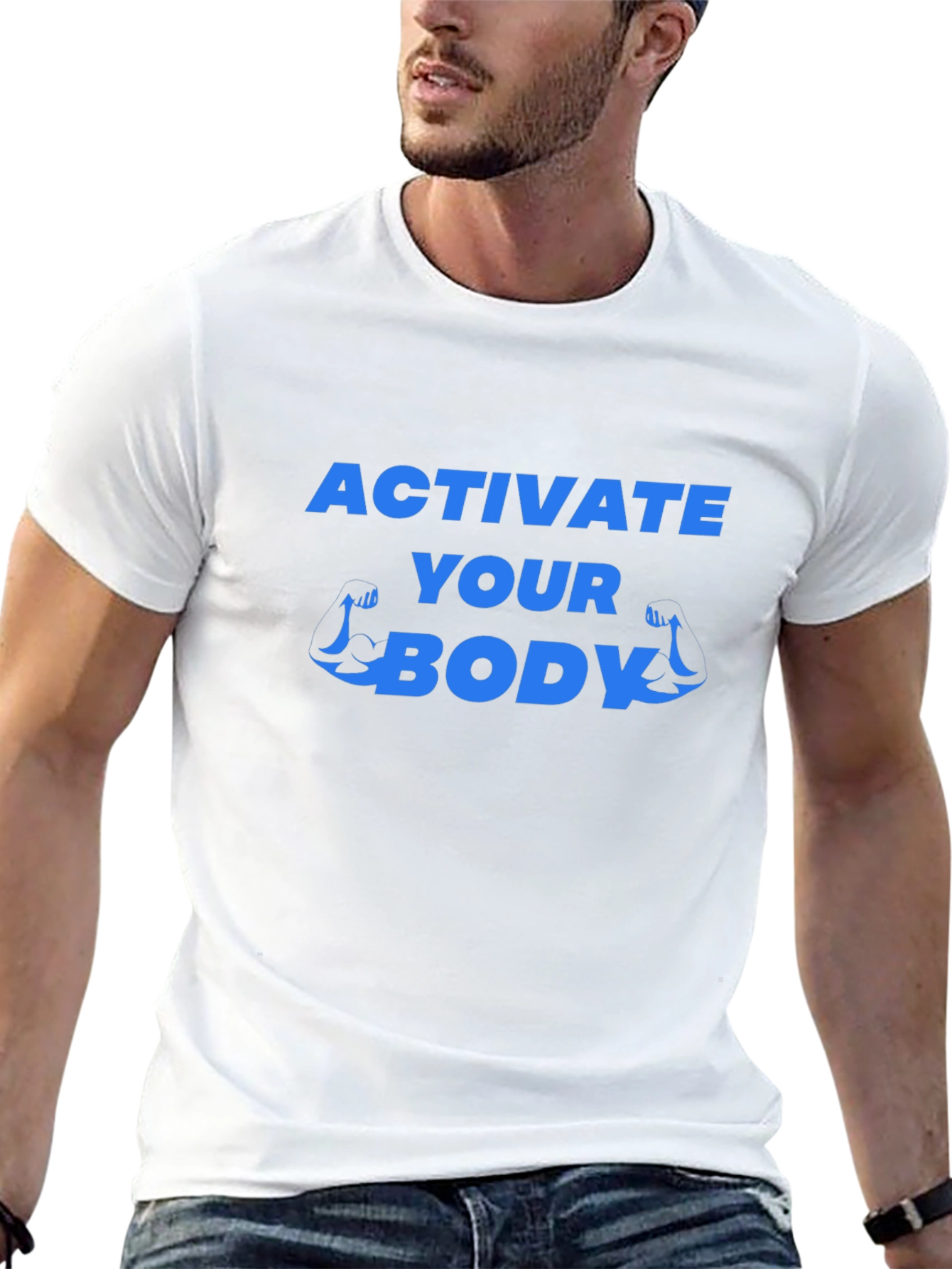 Activate Your Body Graphic Tee - Black