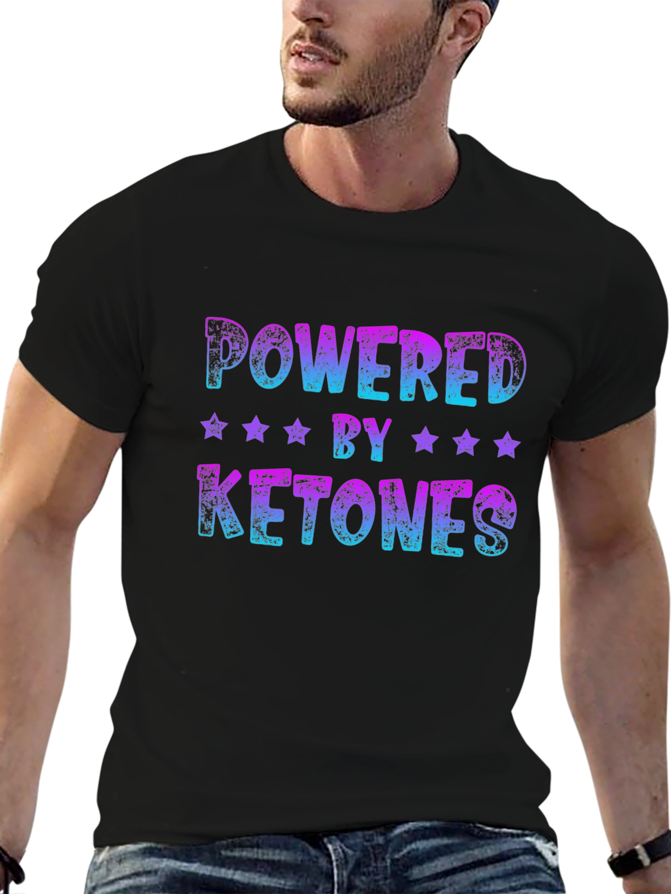 Powered By Ketones Graphic T-Shirt