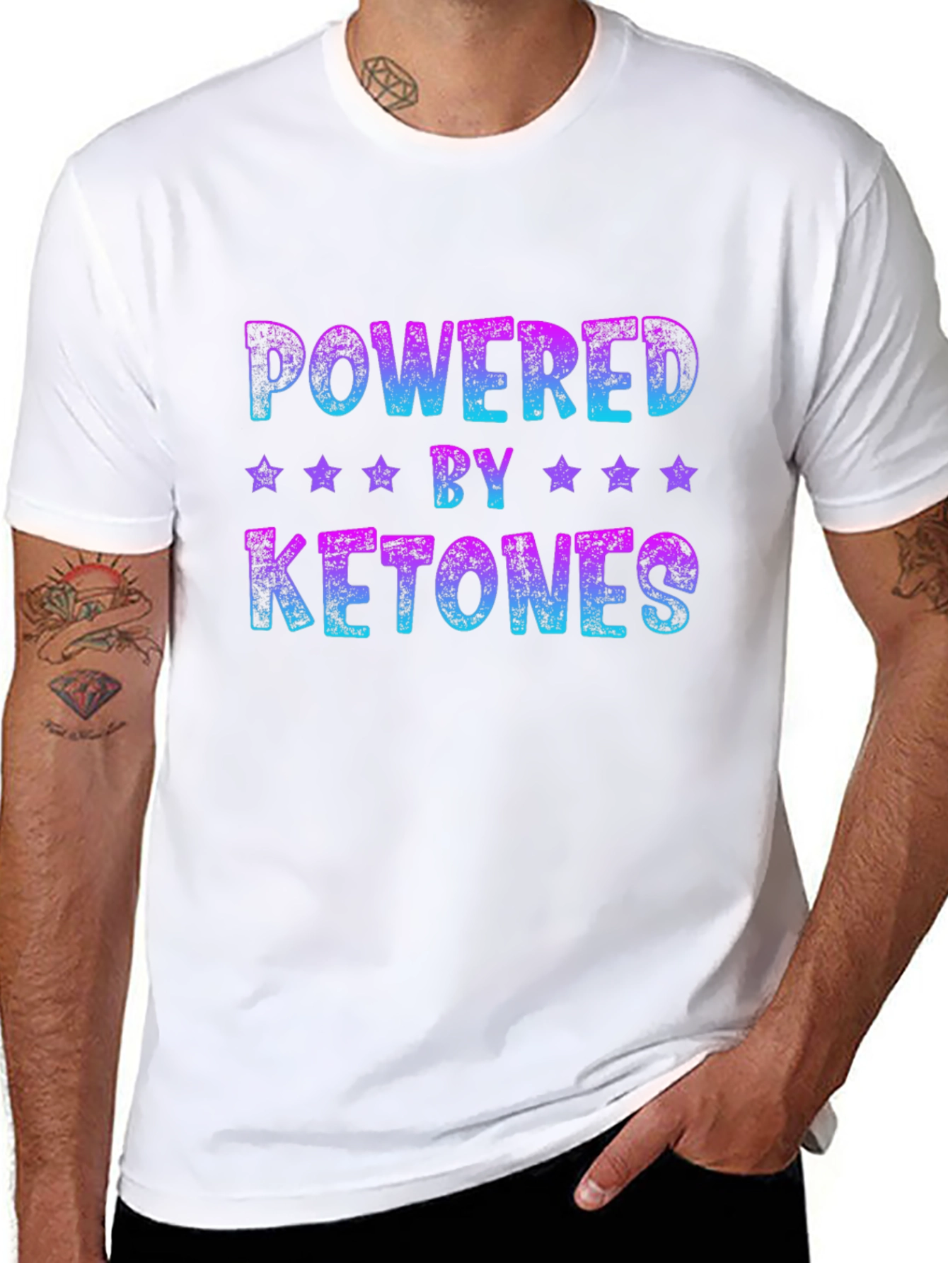 Powered By Ketones Graphic T-Shirt