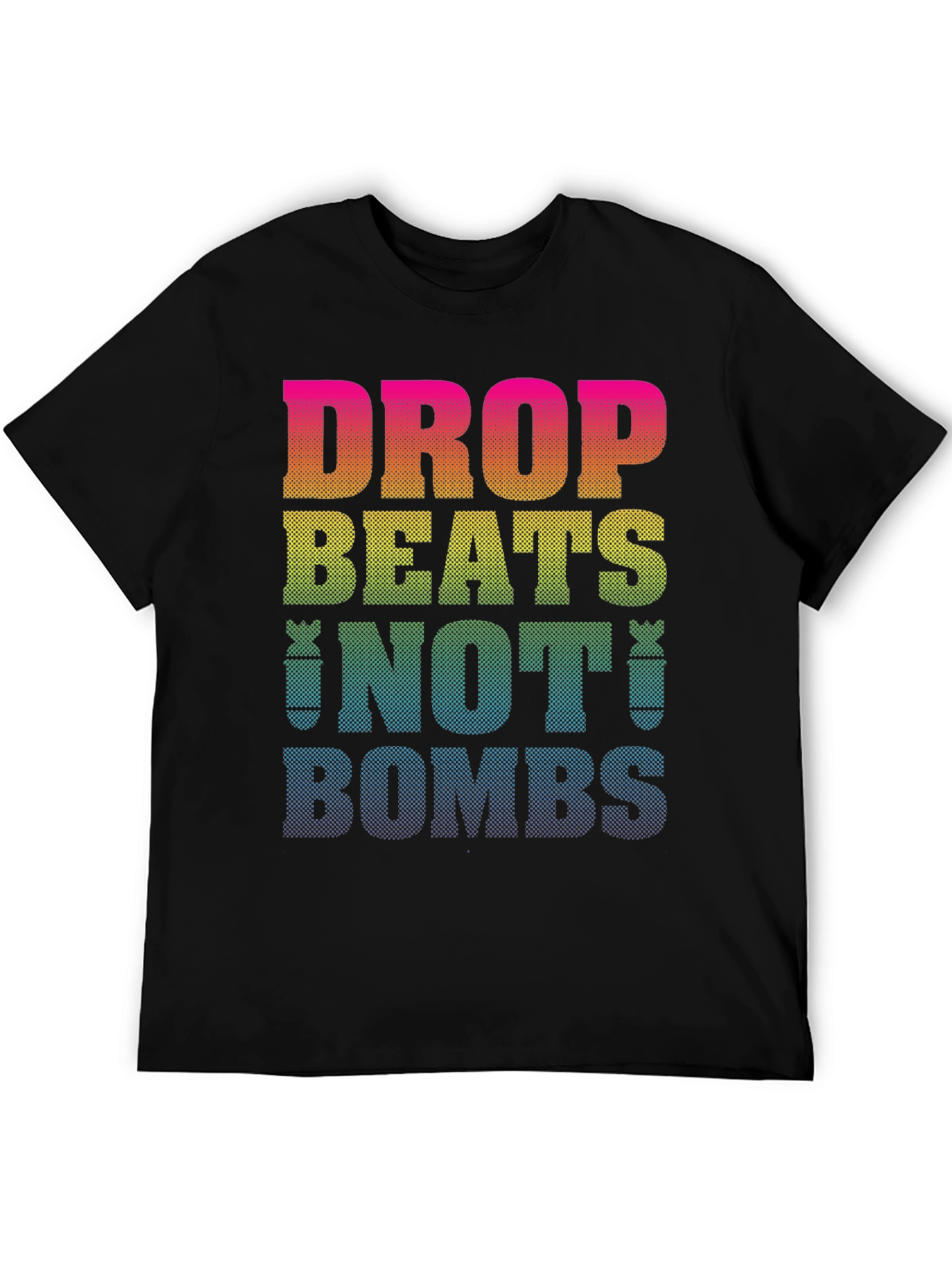 Drop Beats Not Bombs Graphic T-Shirt