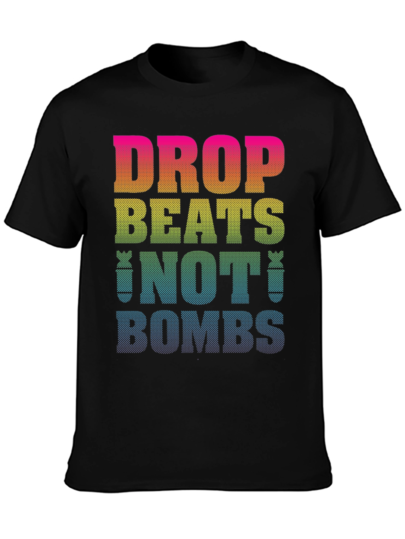 Drop Beats Not Bombs Graphic T-Shirt