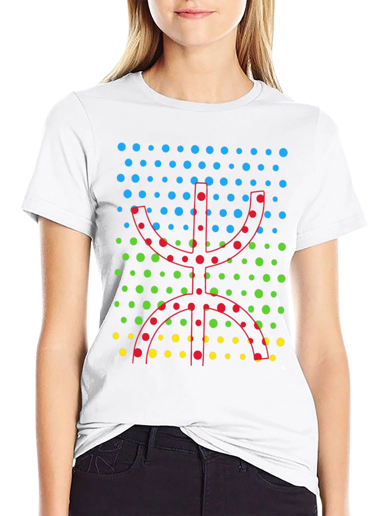 Amazigh Symbol Black T-Shirt