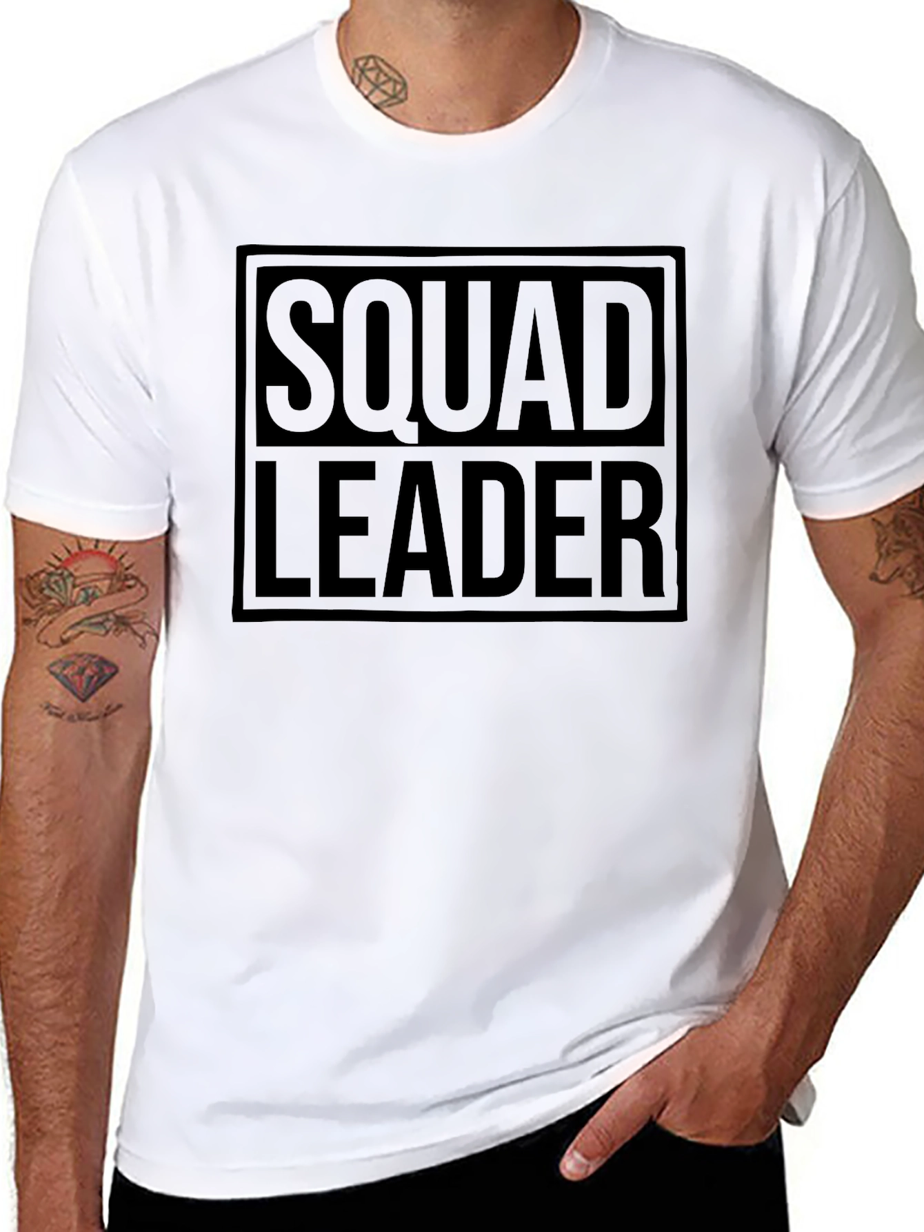 Squad Leader Graphic Tee - Black