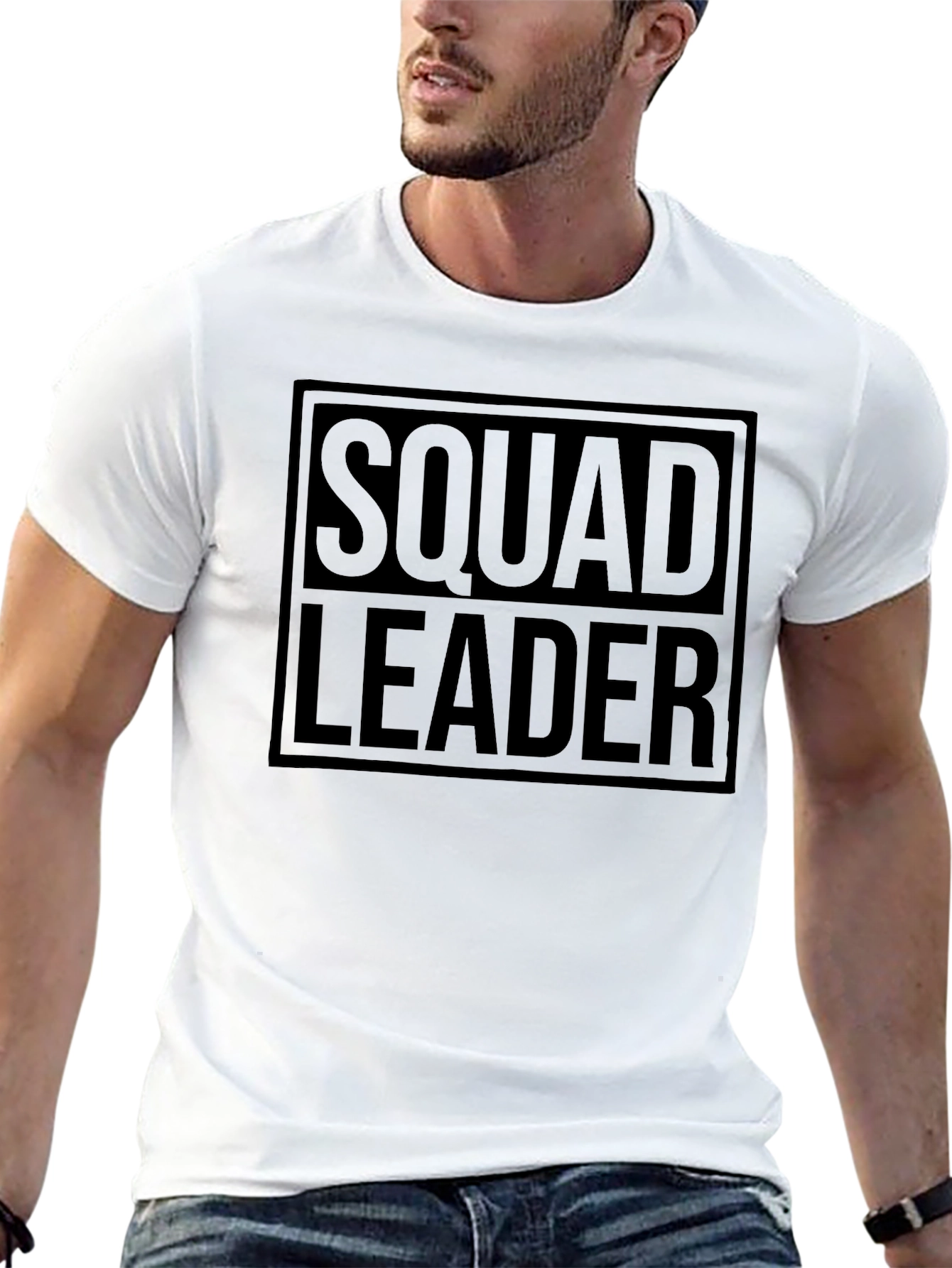 Squad Leader Graphic Tee - Black