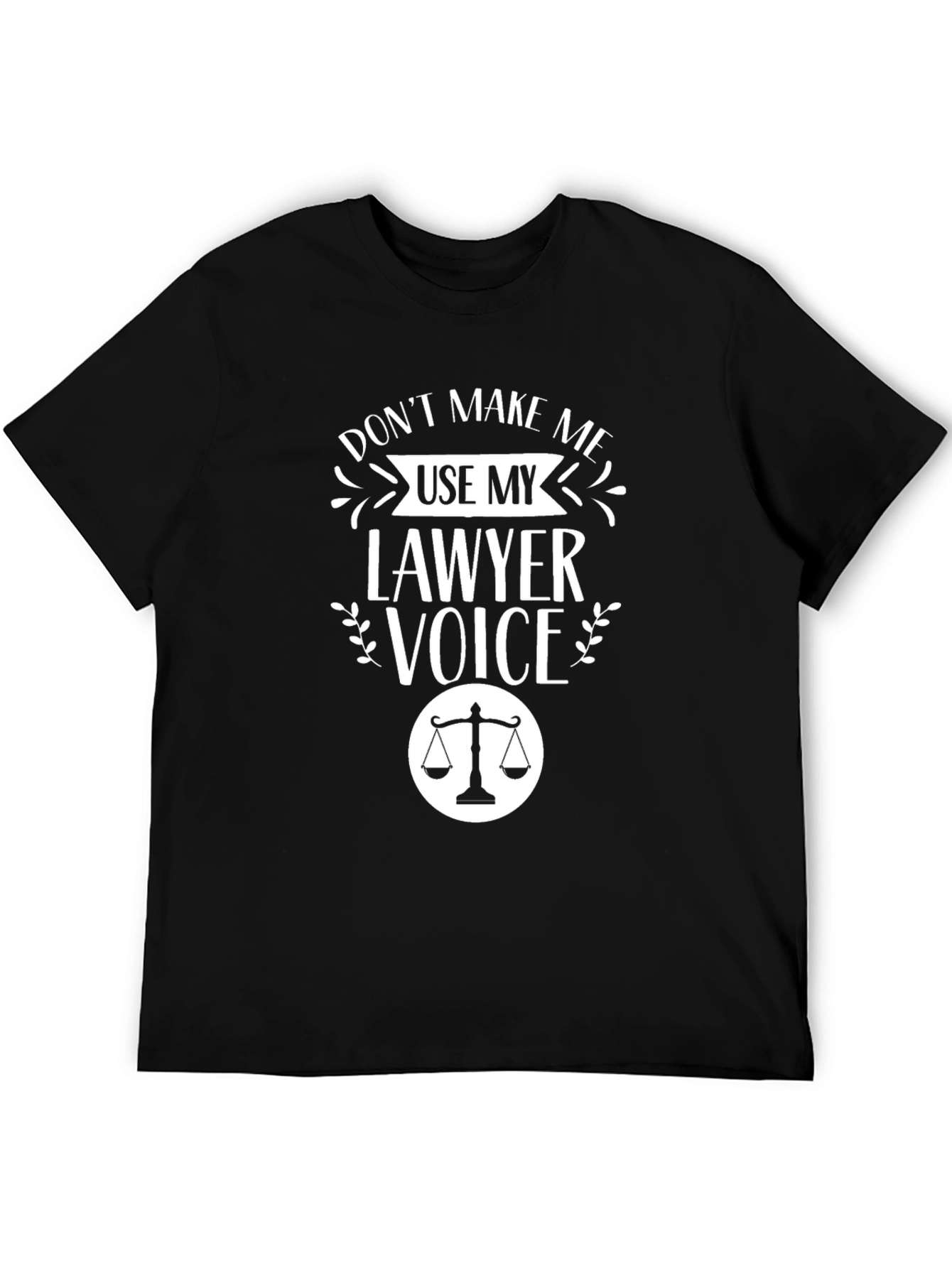 Lawyer Voice Graphic Tee - Funny Attorney T-Shirt