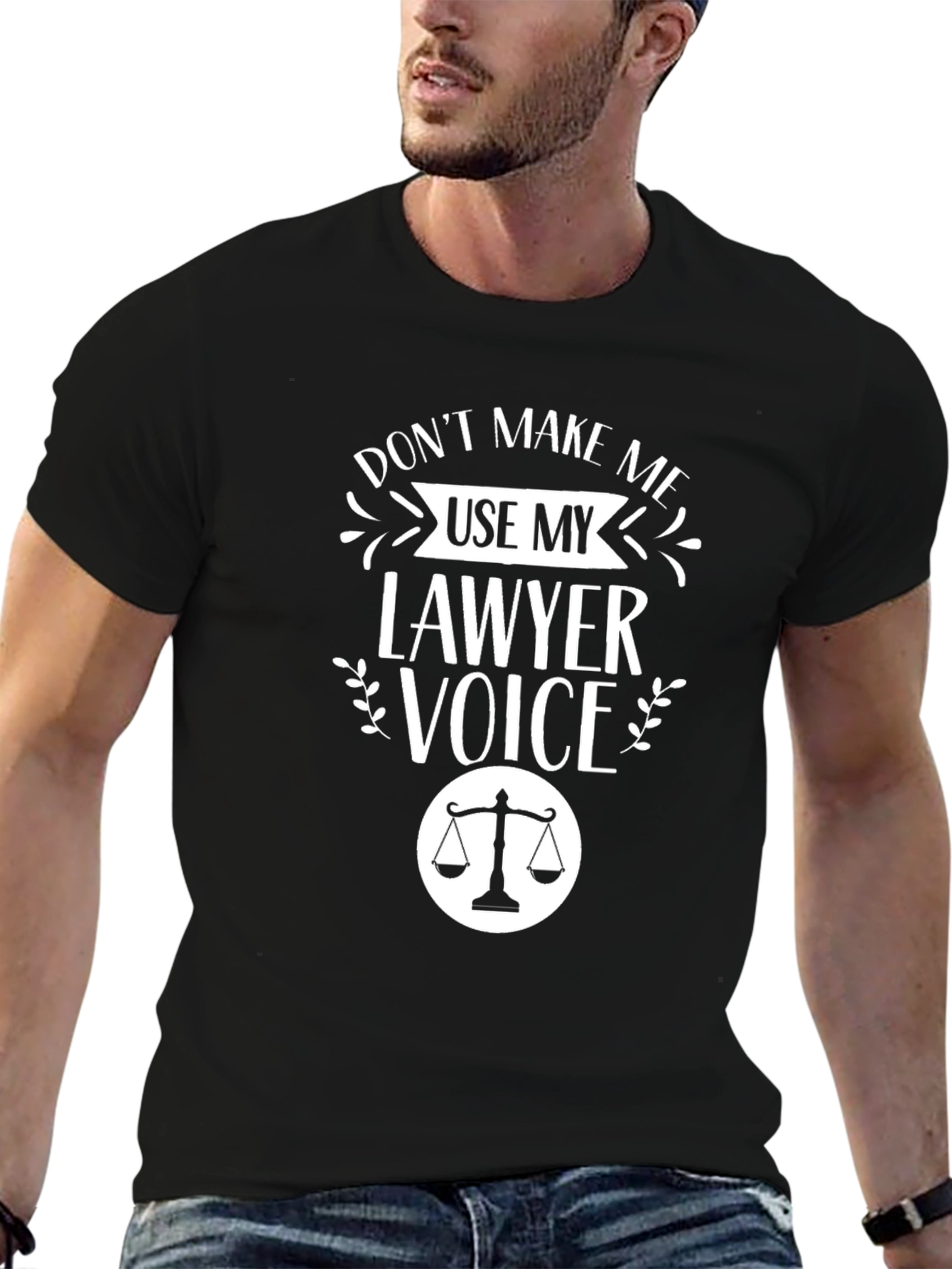 Lawyer Voice Graphic Tee - Funny Attorney T-Shirt