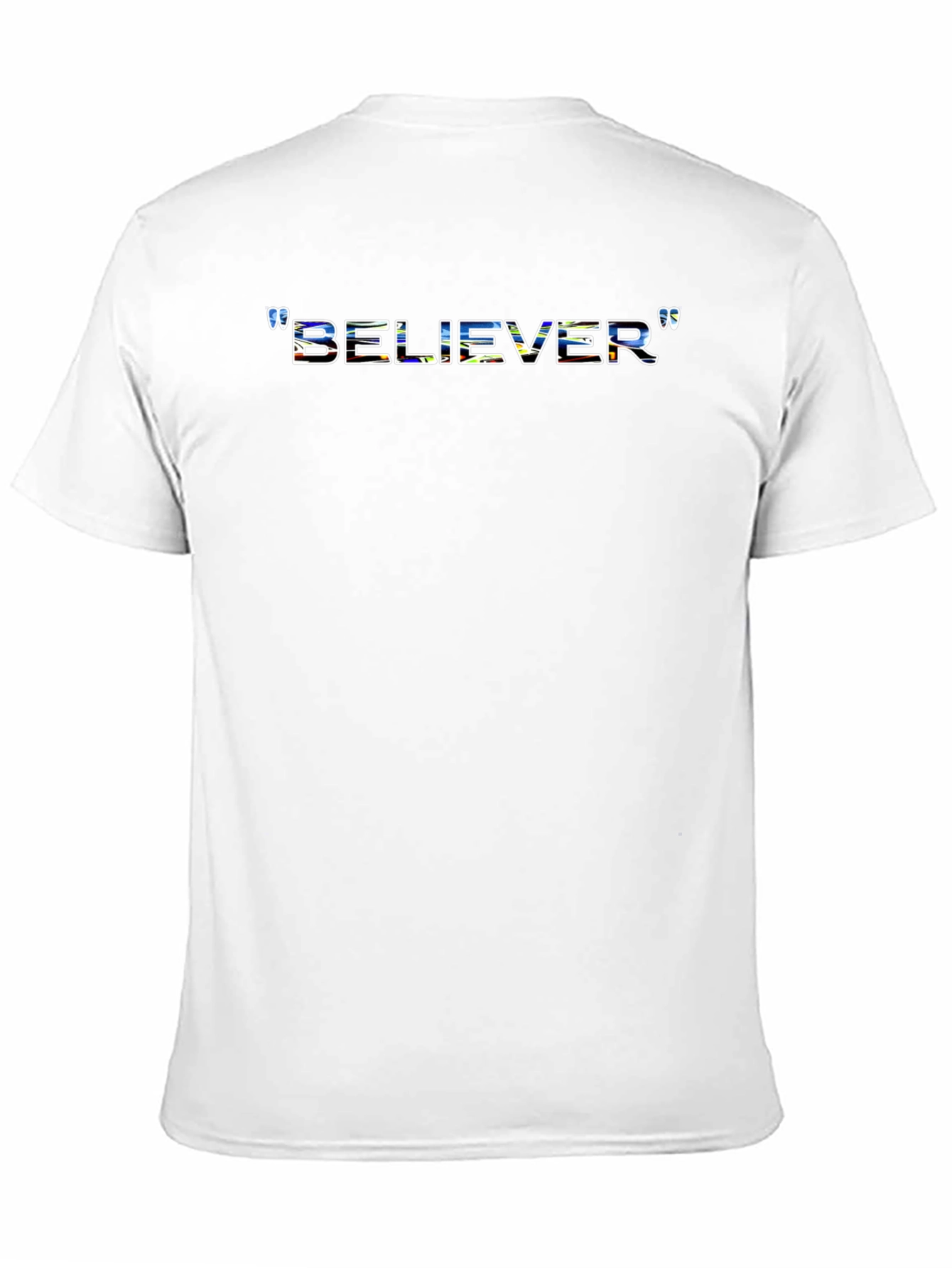 Believer Graphic Print Crew Neck T-Shirt