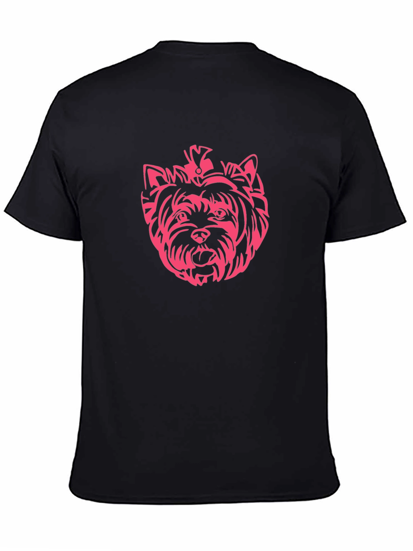 Yorkie Dog Black T-Shirt - Fun Graphic Tee