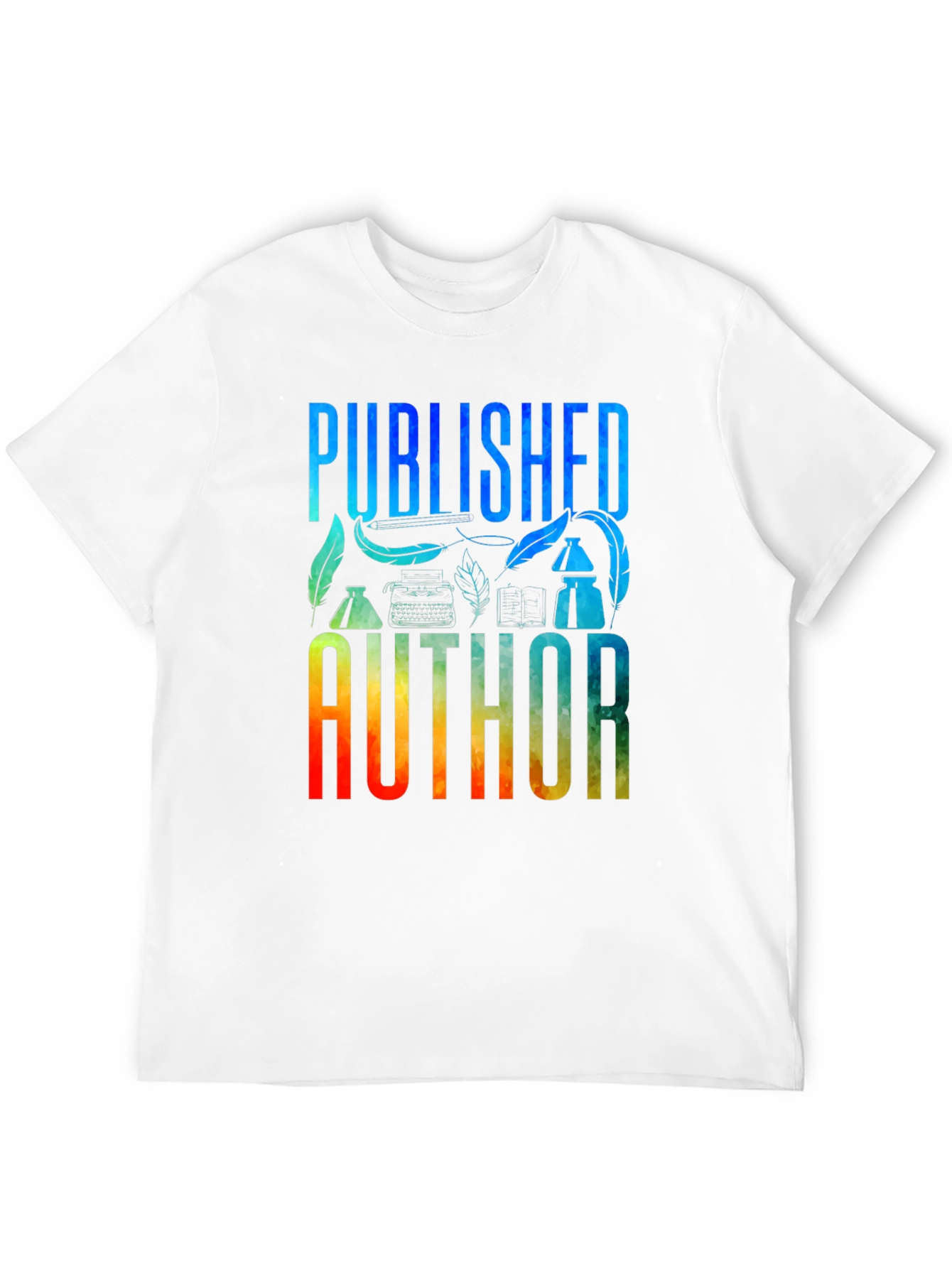 Published Author Graphic T-Shirt - Black