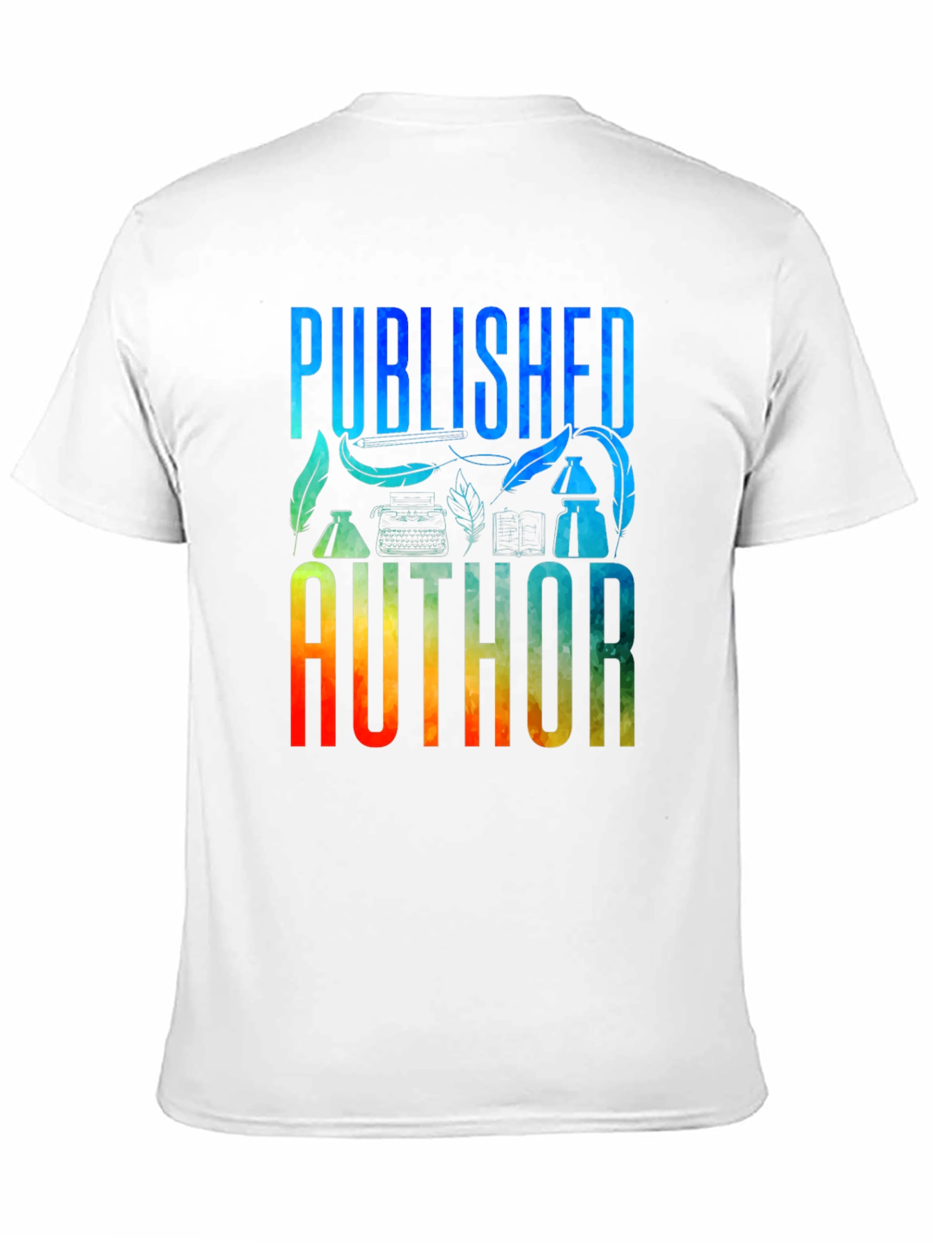 Published Author Graphic T-Shirt - Black