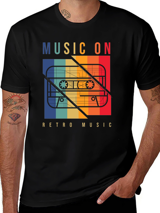 Retro Music On Cassette T-Shirt