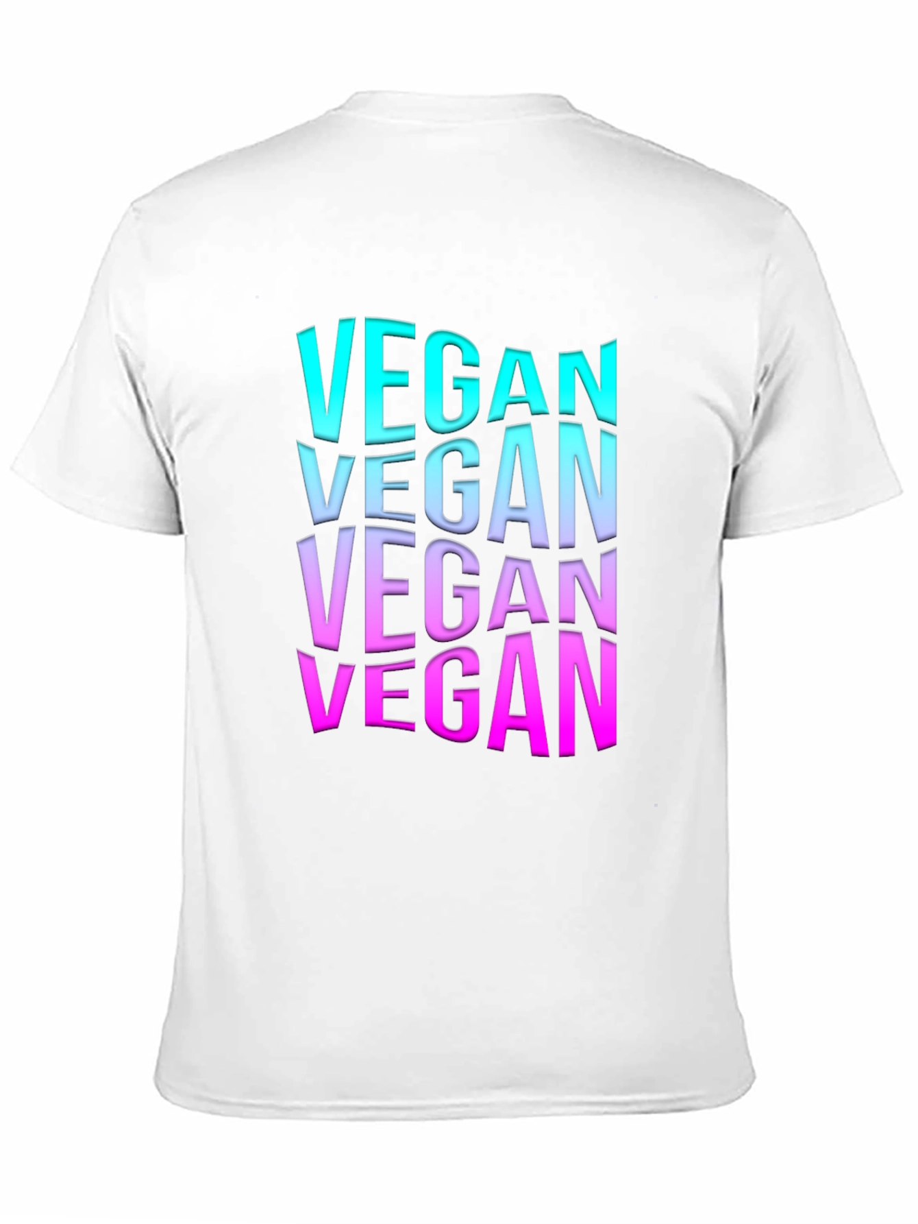 Vegan Gradient T-Shirt - Trendy Vegan Apparel