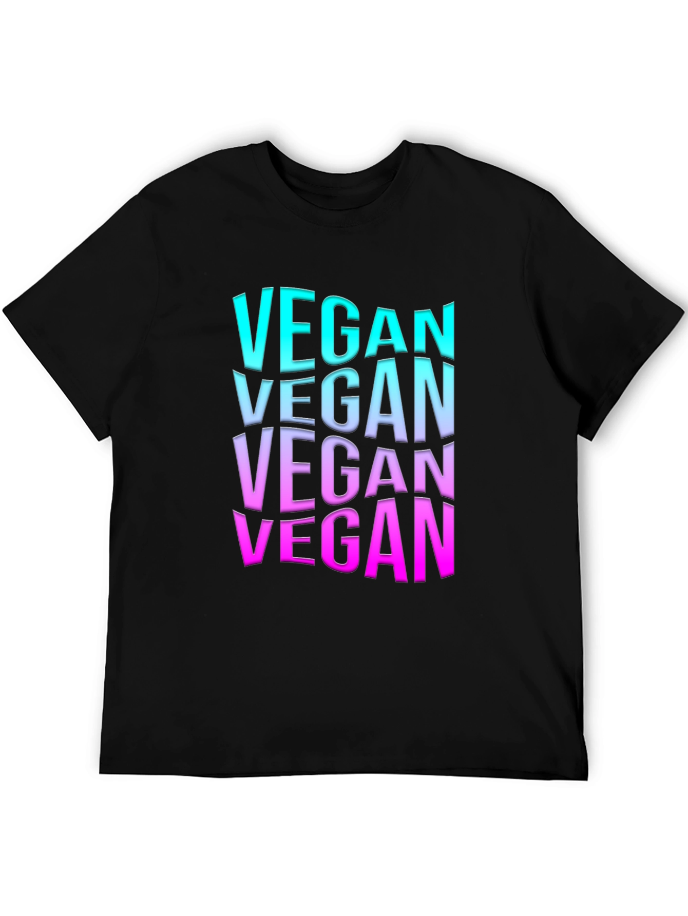 Vegan Gradient T-Shirt - Trendy Vegan Apparel