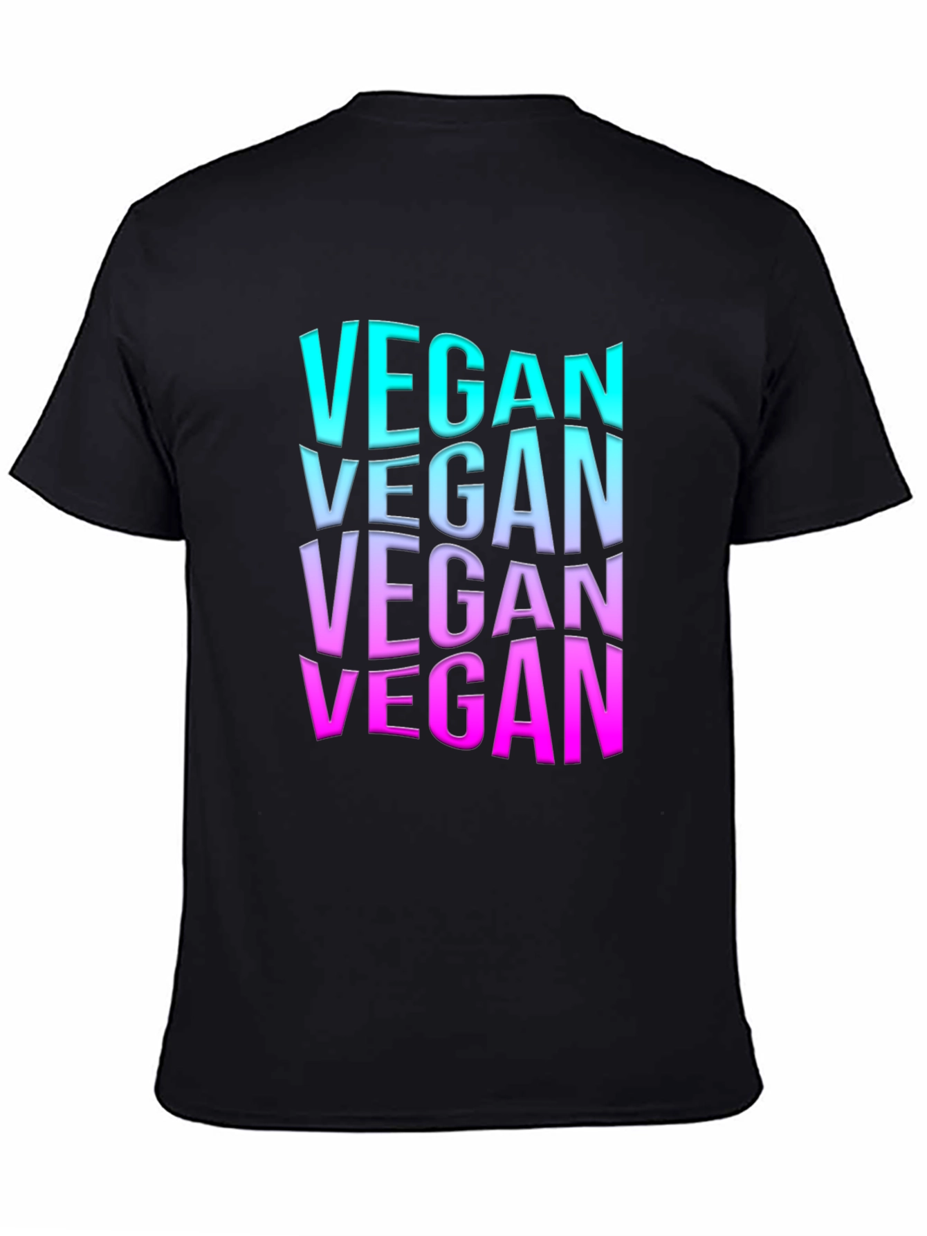 Vegan Gradient T-Shirt - Trendy Vegan Apparel