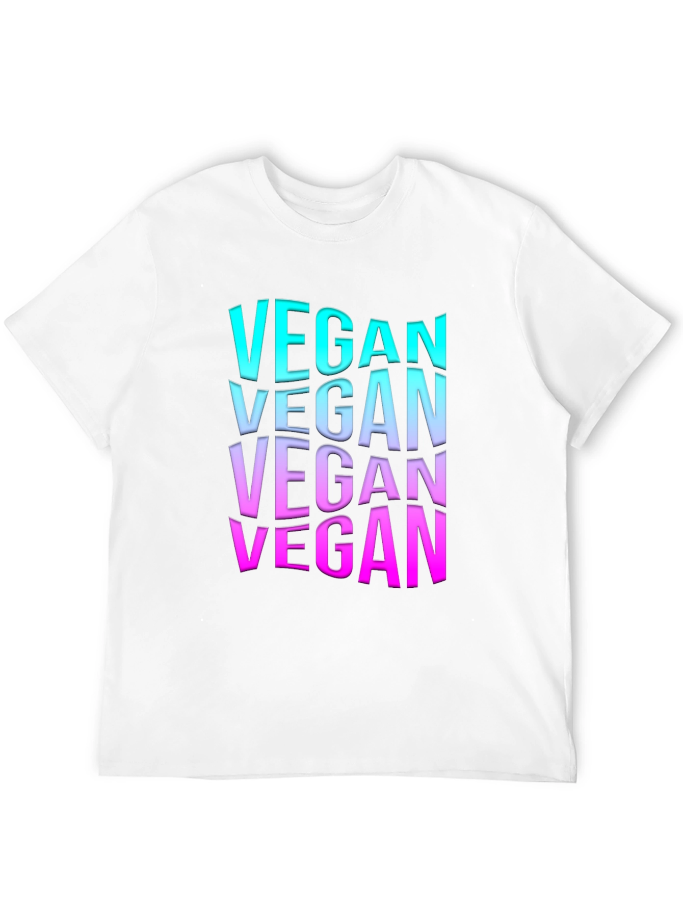 Vegan Gradient T-Shirt - Trendy Vegan Apparel