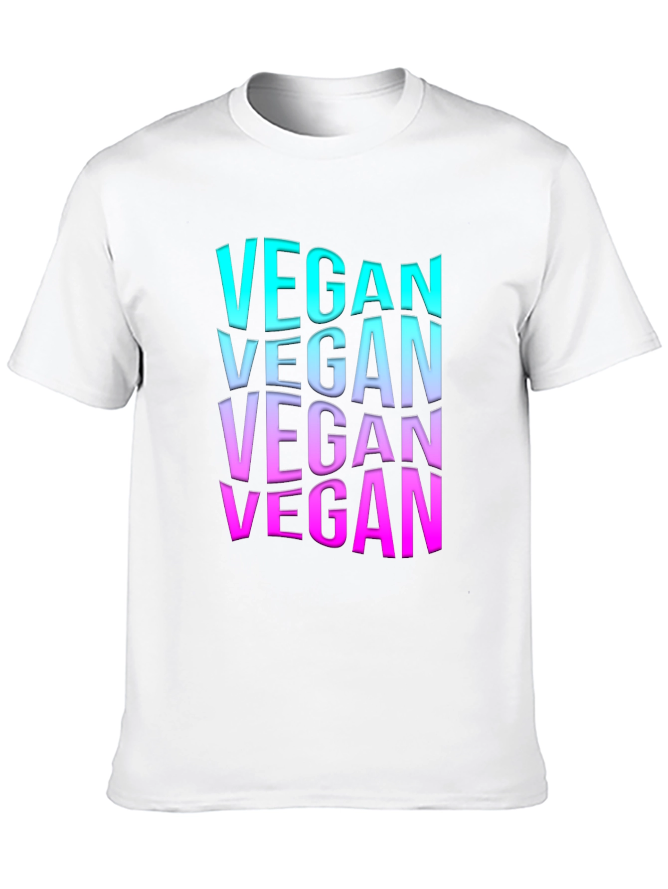 Vegan Gradient T-Shirt - Trendy Vegan Apparel