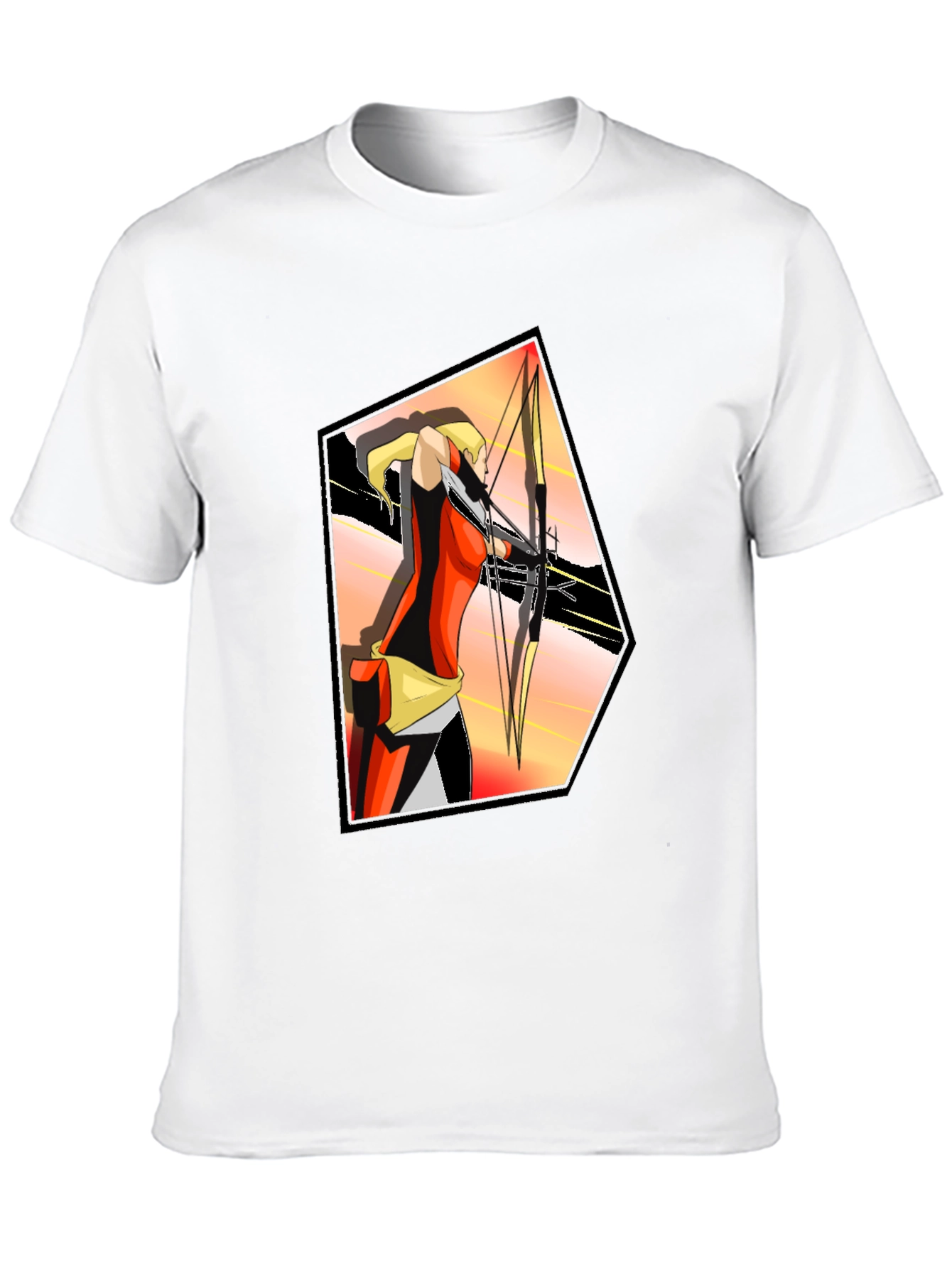 Archer Graphic Tee - Stylish Cotton Blend