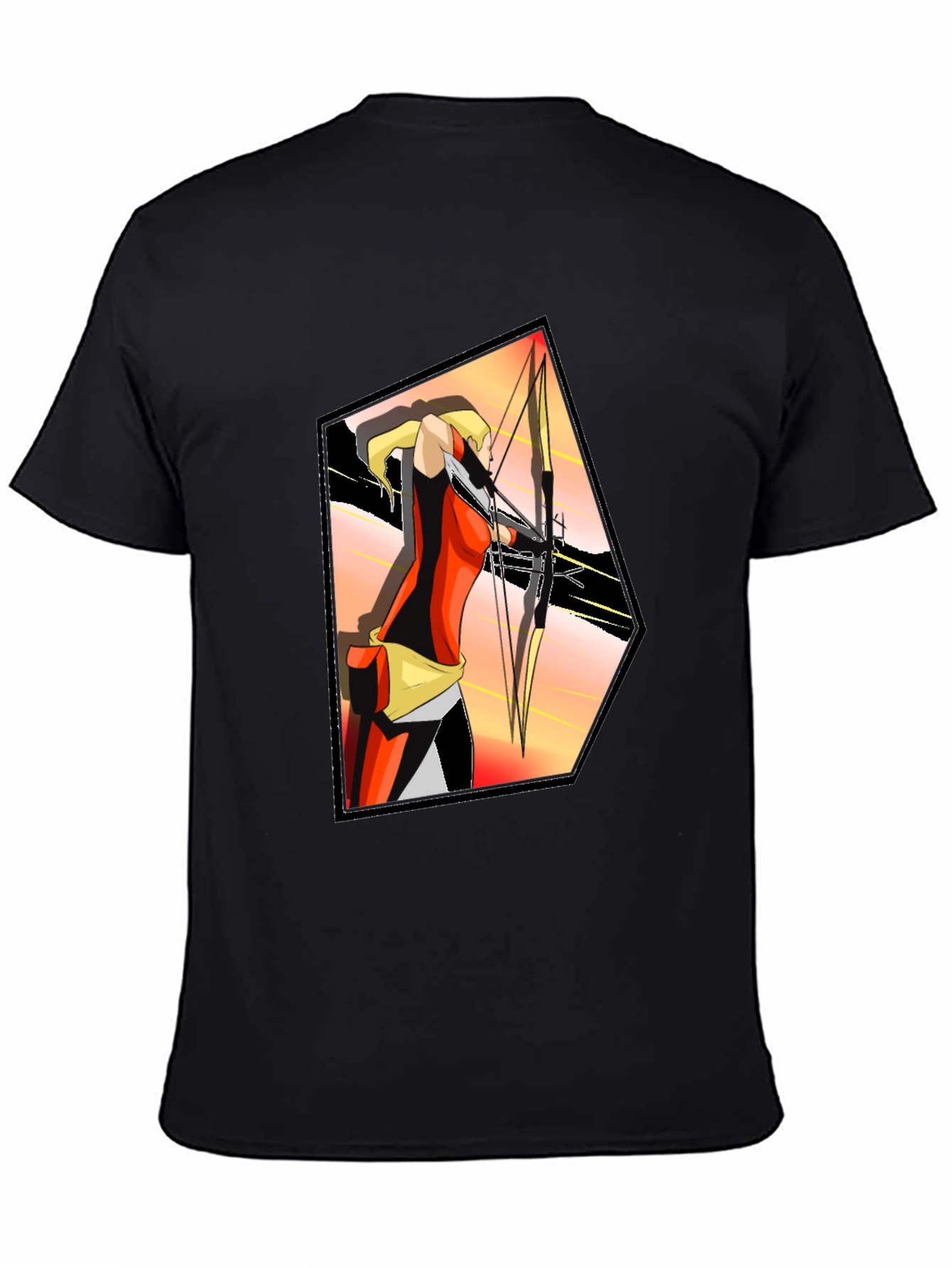 Archer Graphic Tee - Stylish Cotton Blend