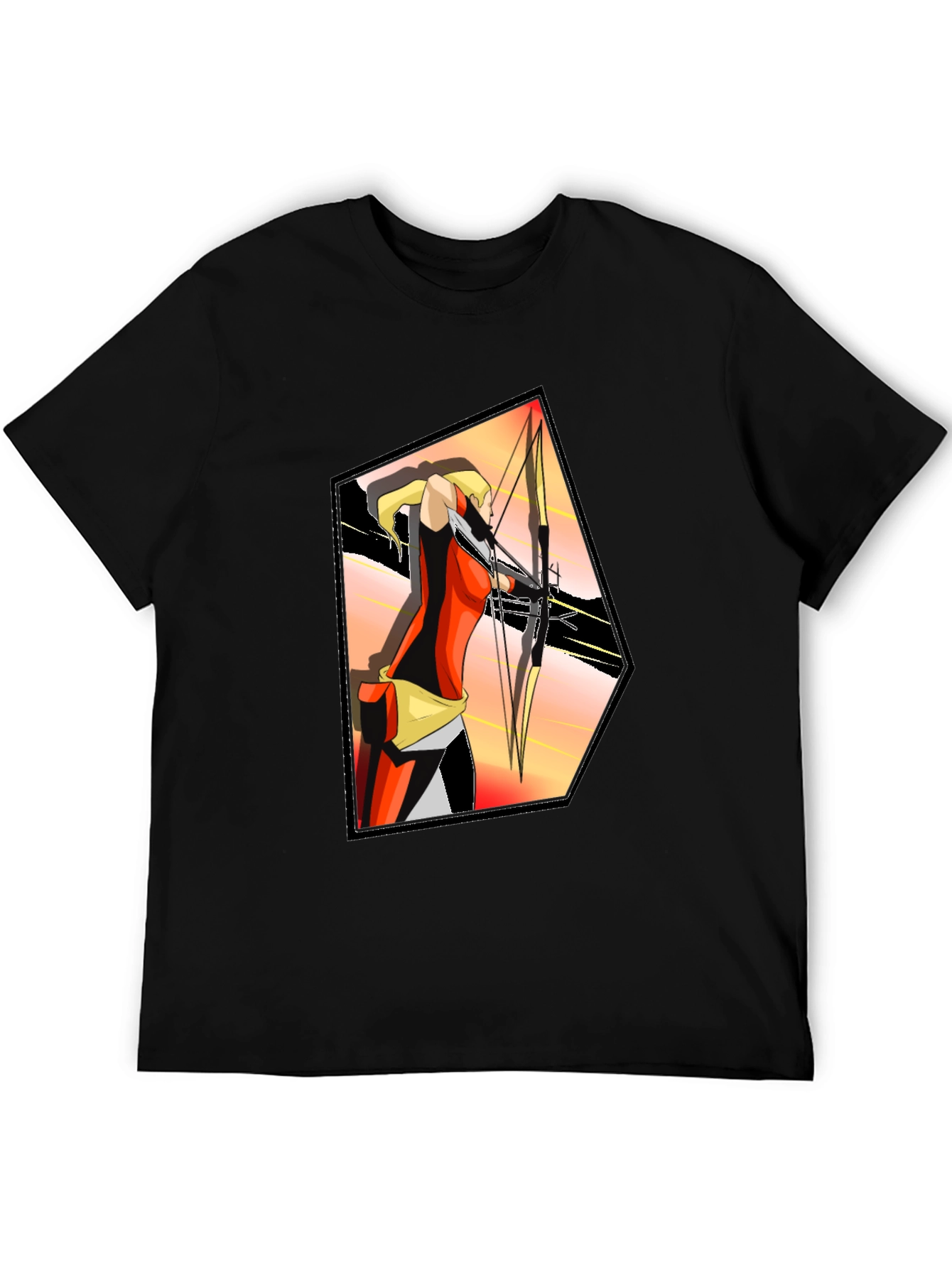 Archer Graphic Tee - Stylish Cotton Blend