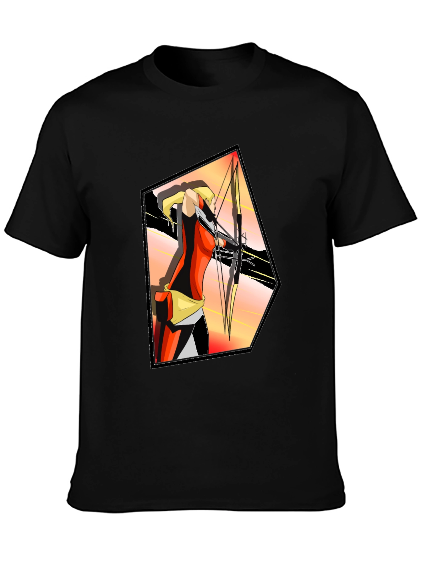 Archer Graphic Tee - Stylish Cotton Blend