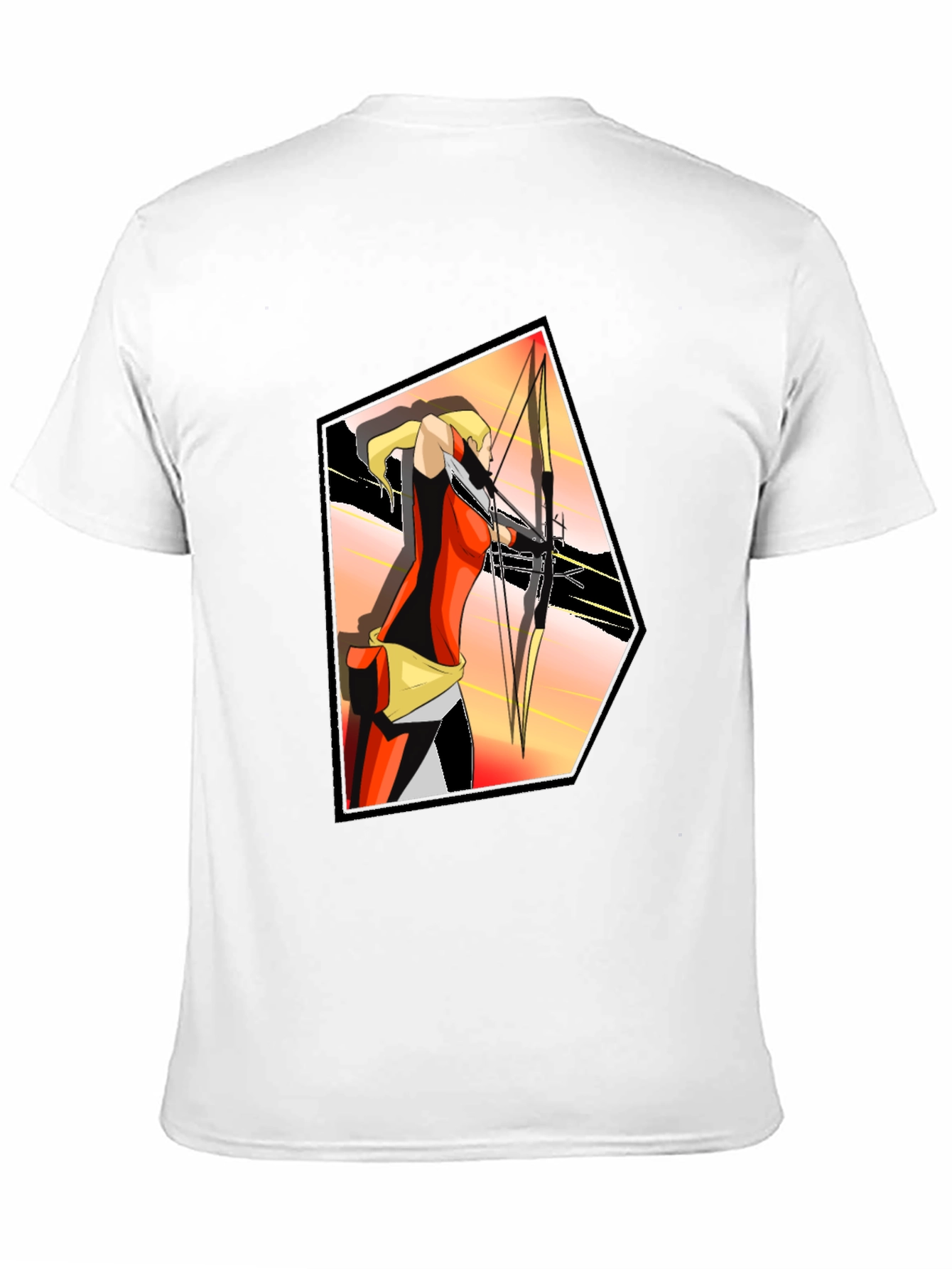 Archer Graphic Tee - Stylish Cotton Blend