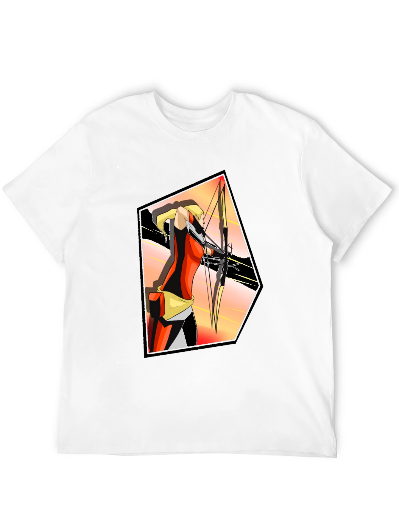 Archer Graphic Tee - Stylish Cotton Blend