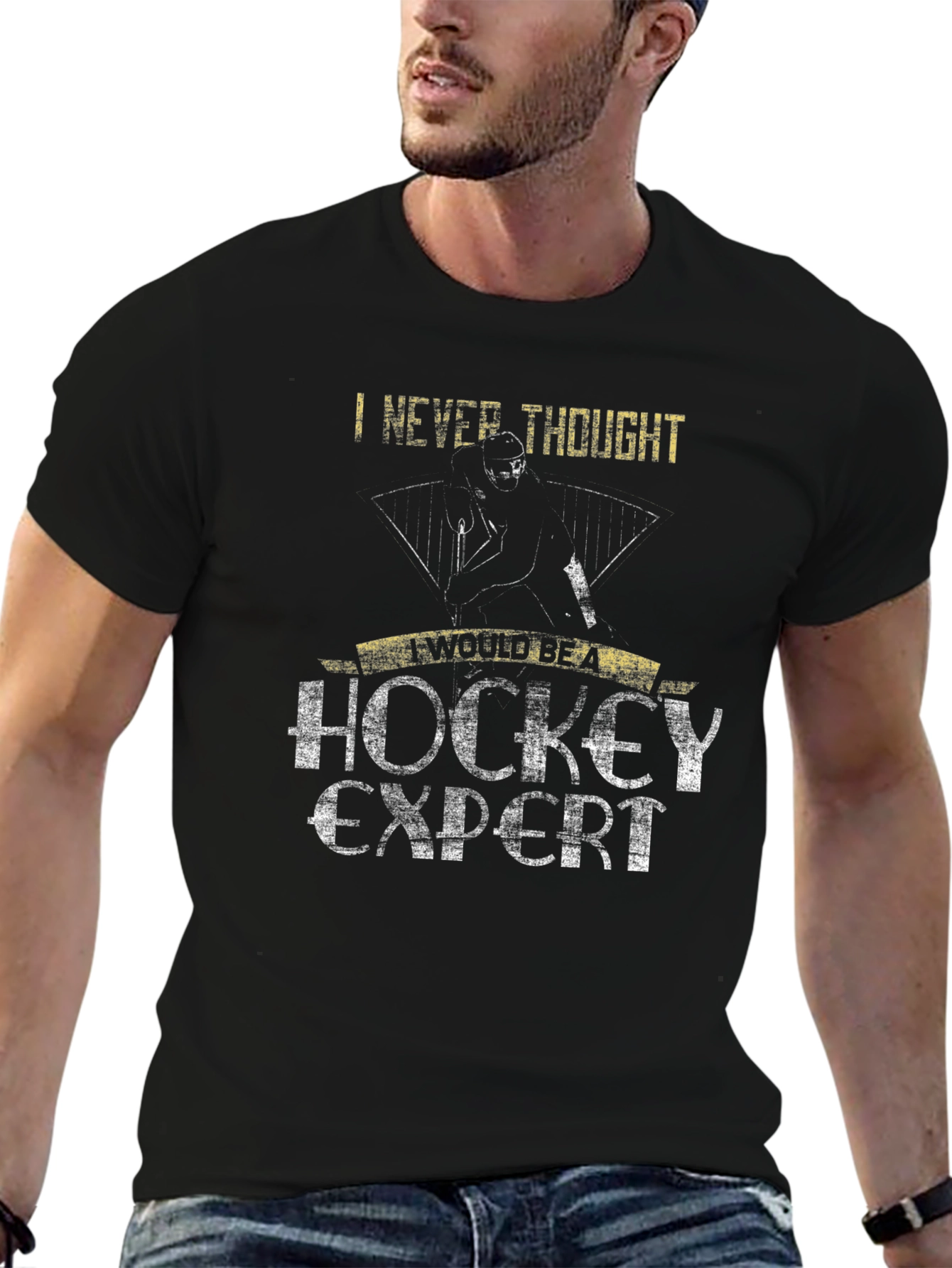 Hockey Expert T-Shirt: Never Thought Id Be One