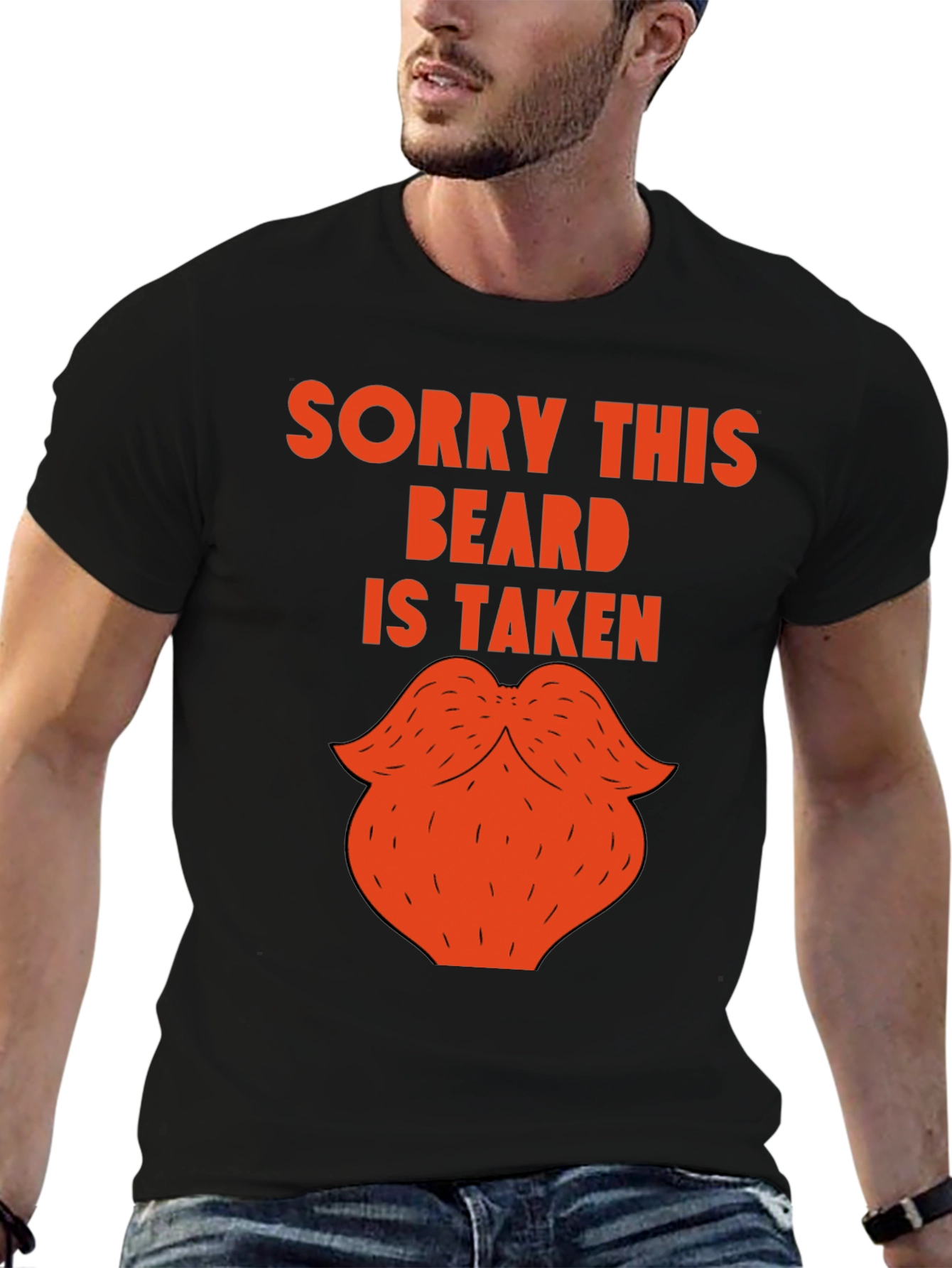 Sorry This Beard Is Taken Funny Graphic Tee