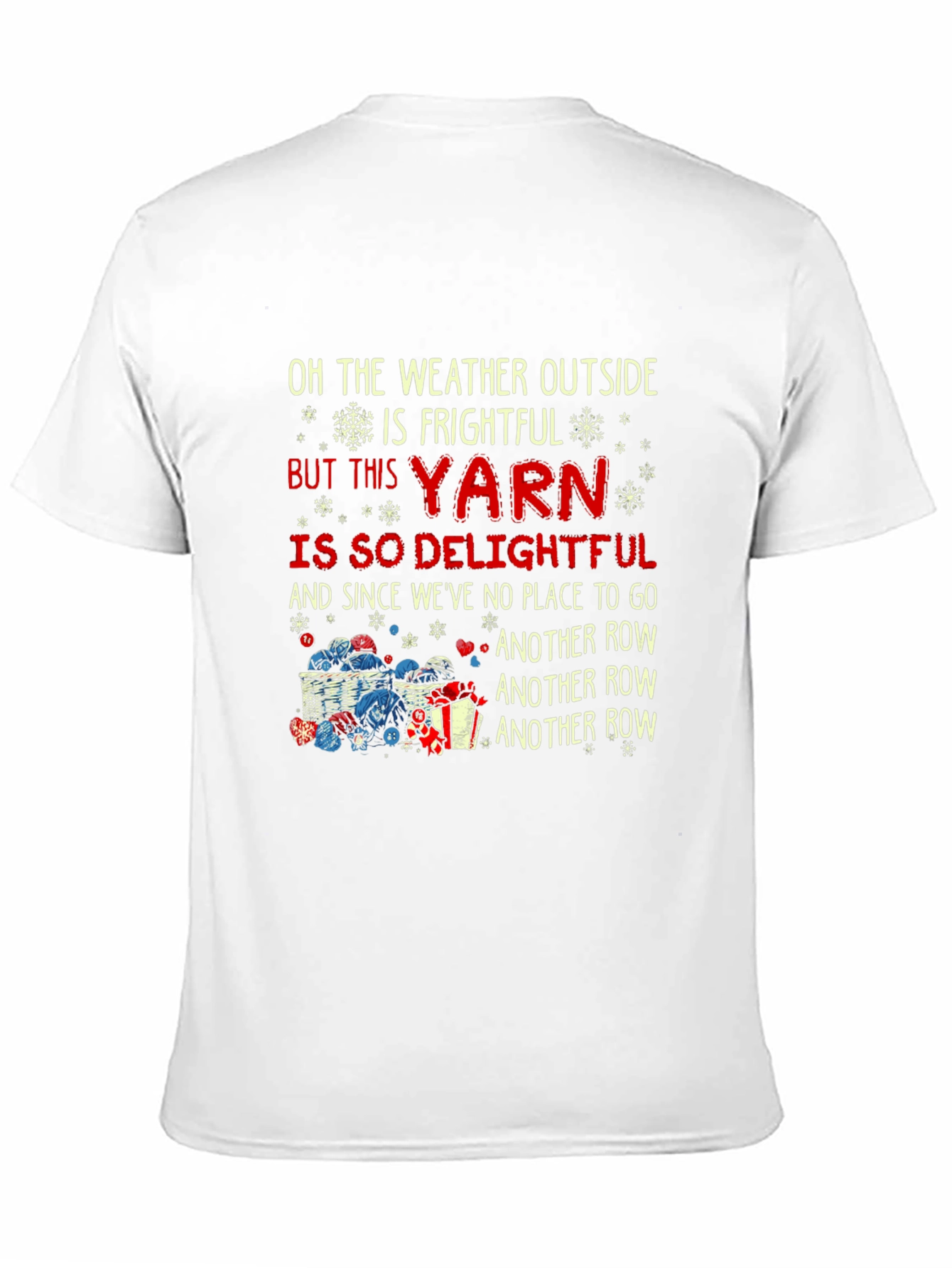 Yarn Lovers Holiday T-Shirt - Knitting Season