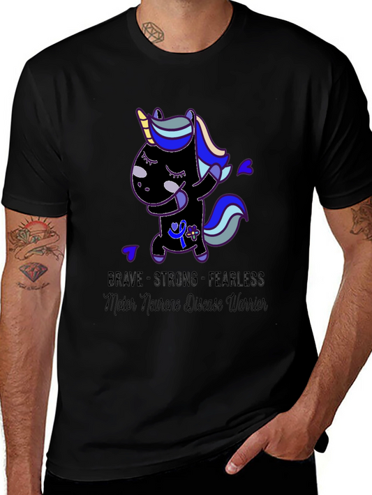 Brave Strong Fearless Motor Neurone Disease Warrior T-Shirt