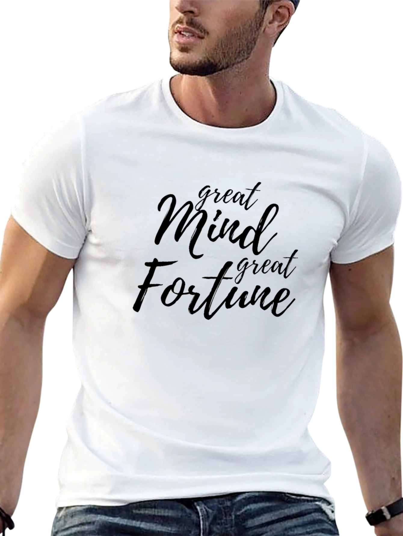 Great Mind Great Fortune Graphic Tee