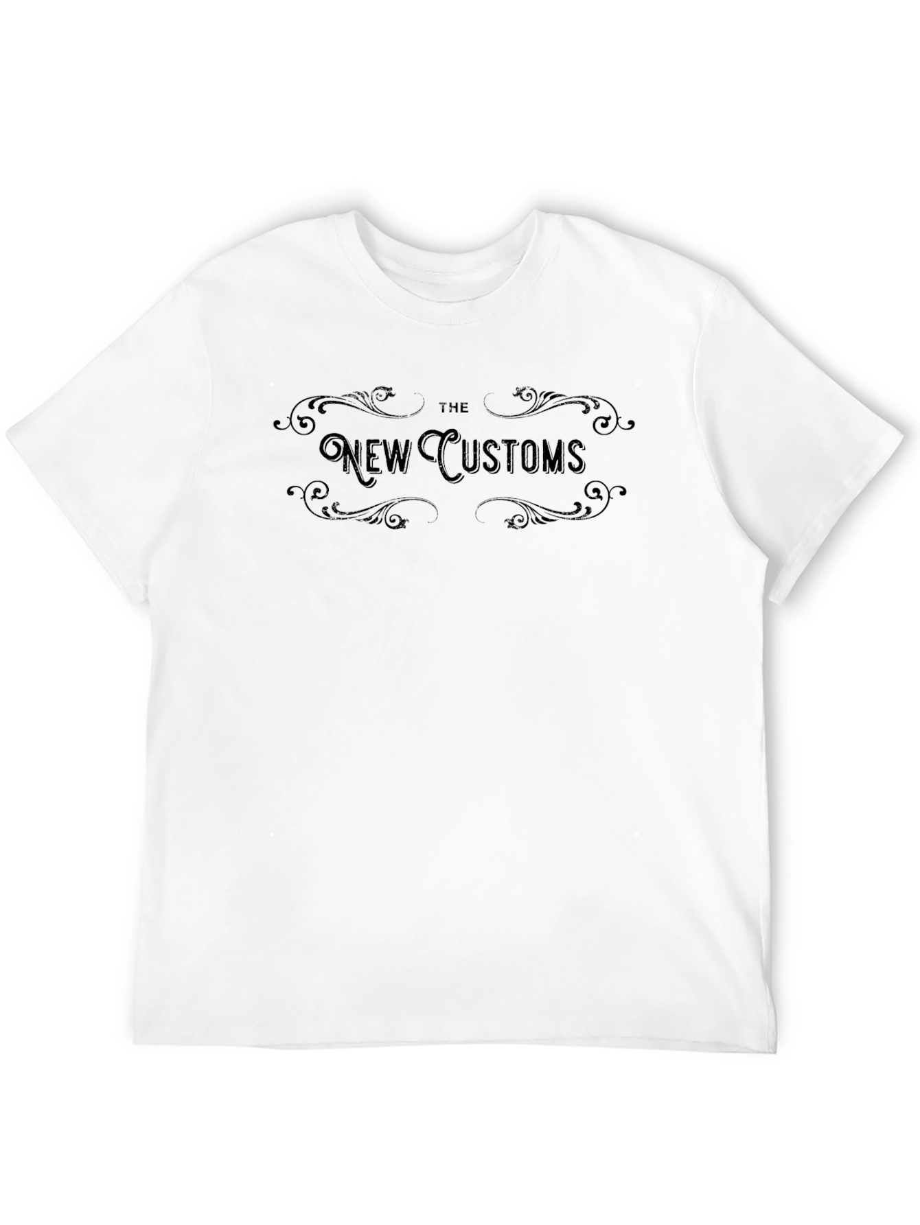 The New Customs Black Graphic T-Shirt