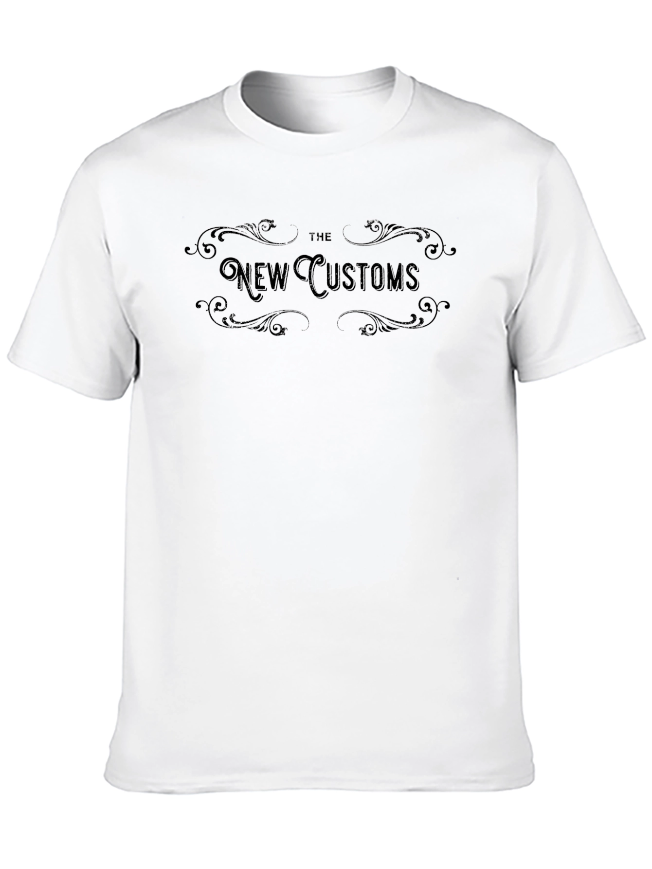 The New Customs Black Graphic T-Shirt