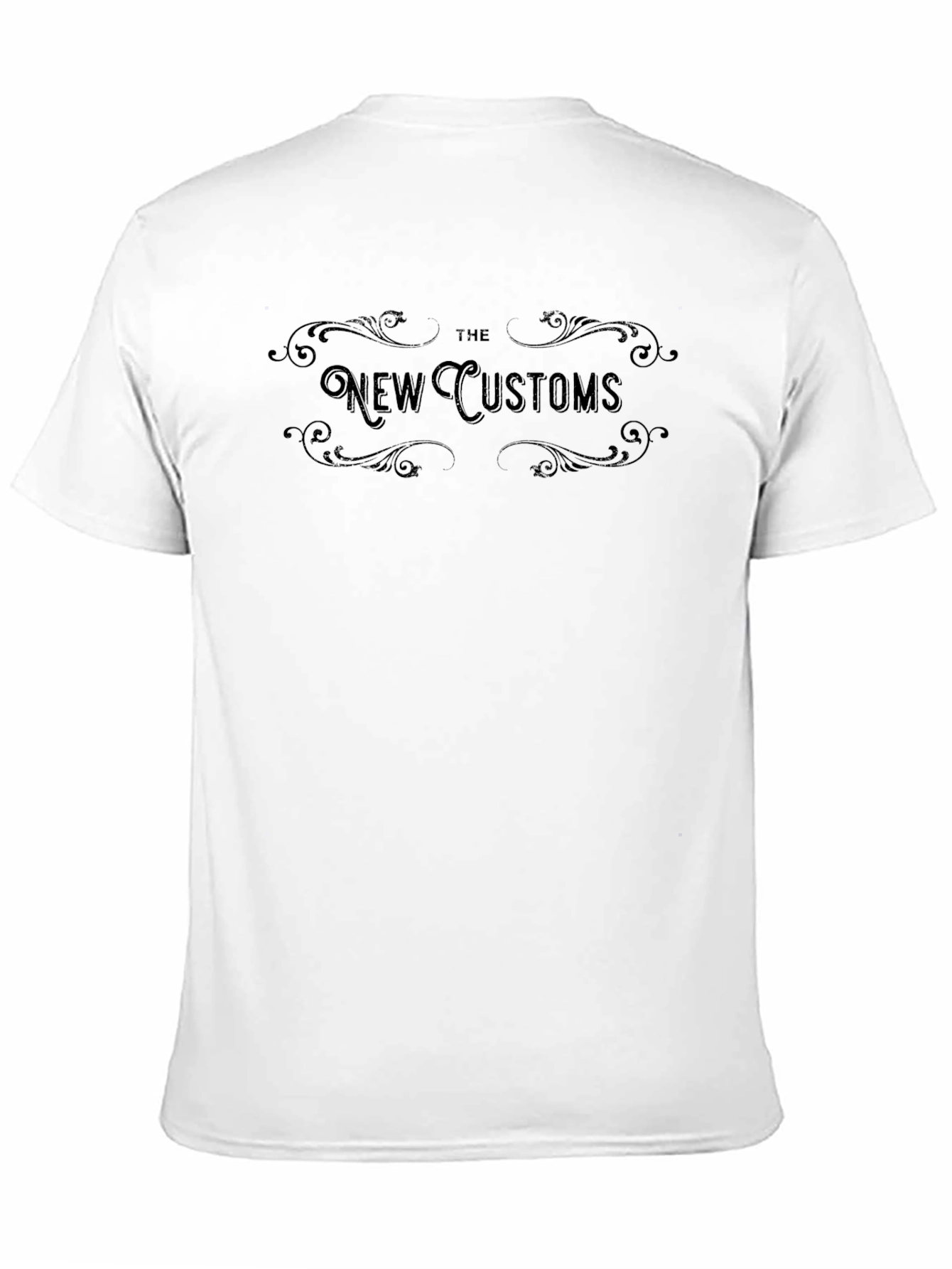 The New Customs Black Graphic T-Shirt